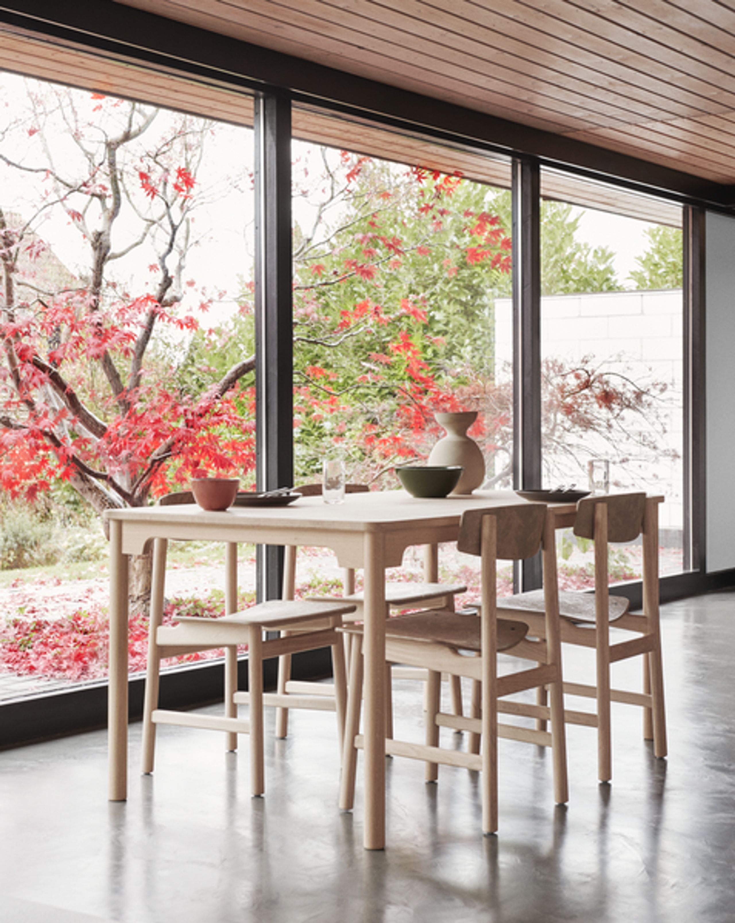 Mater - Chair - Børge Mogensen Conscious Chair BM3162 - 4 stk - Soaped Oak - 4 stk