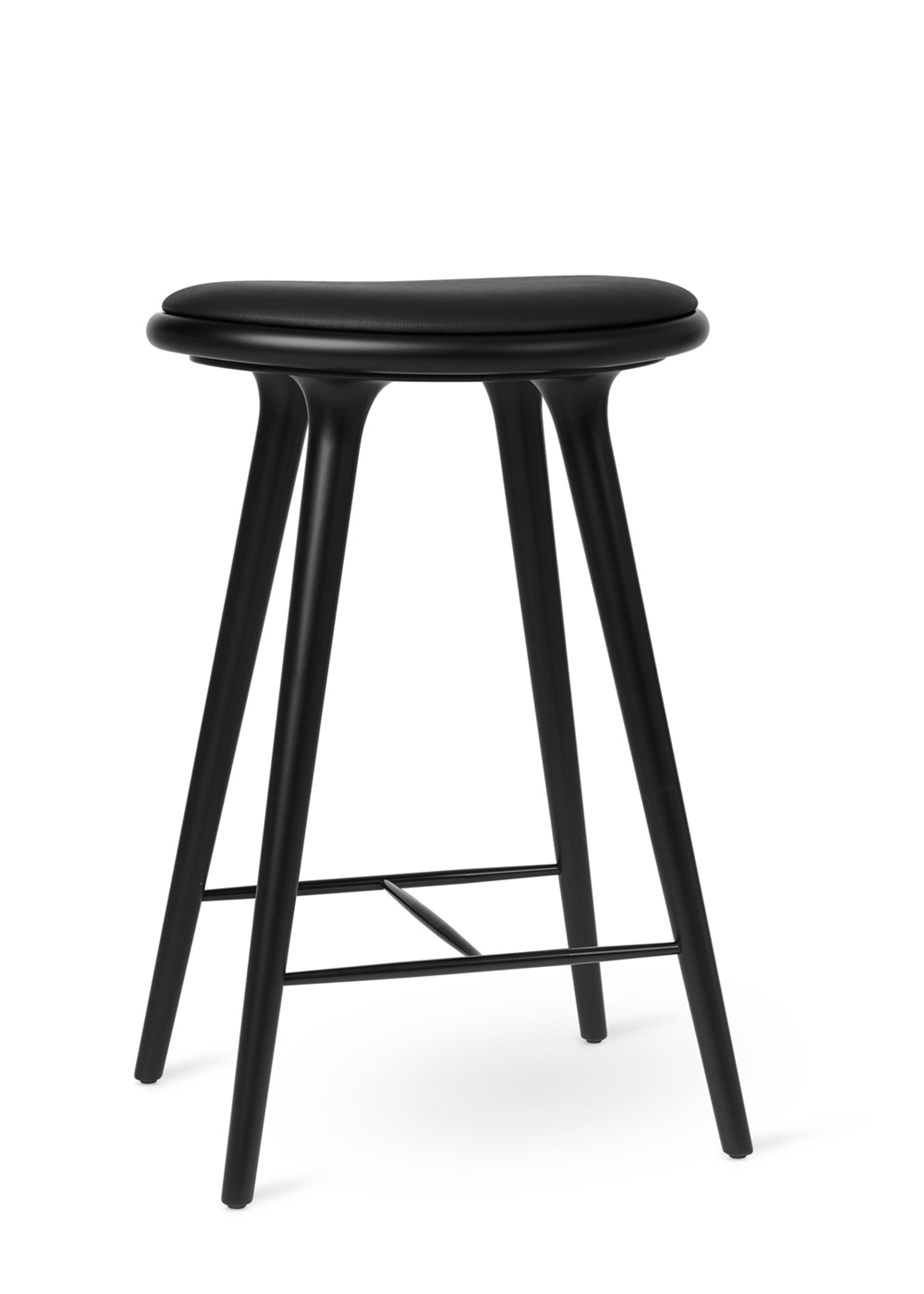 Mater - Cadeira - High Stool 69 - Black Stained Beech