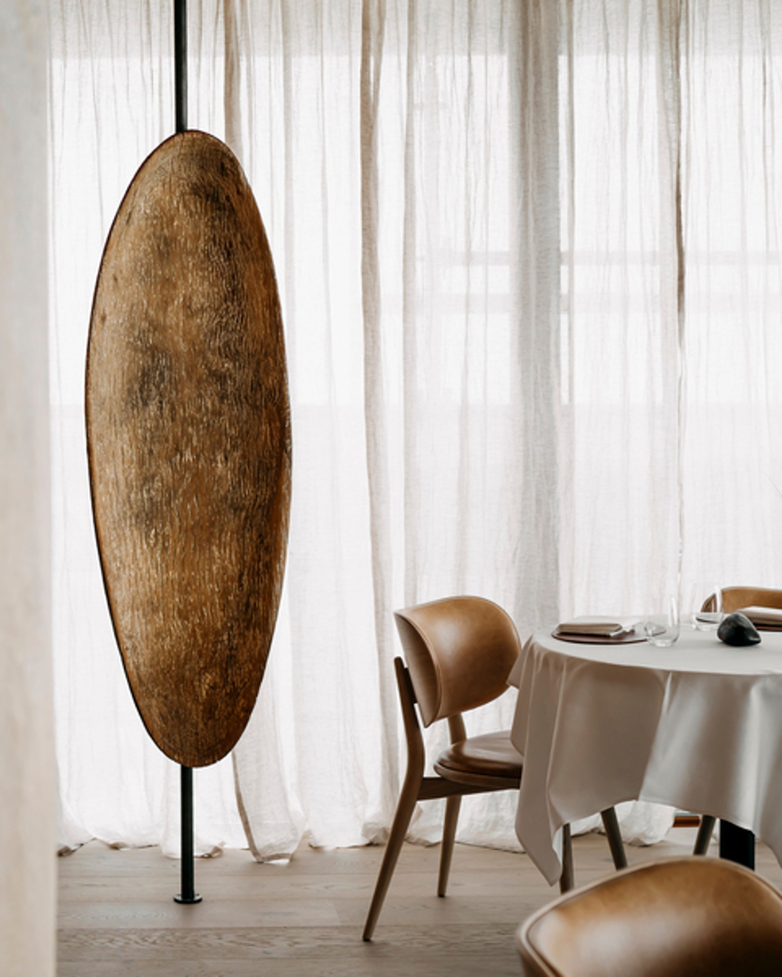 Mater - Chair - The Dining Chair - Sirka Grey Stained Oak / Black Natural Leather