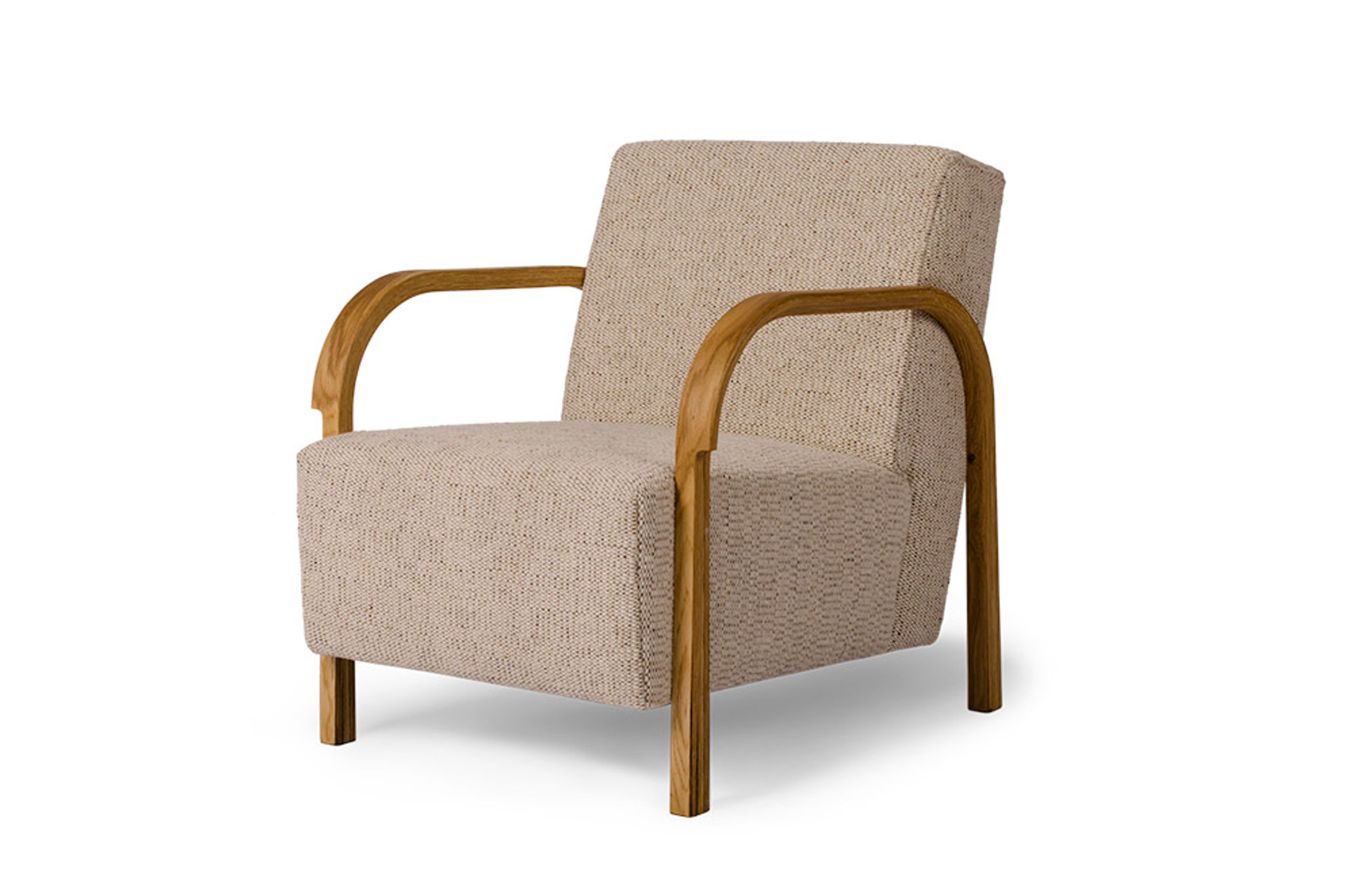 Mazo - Fotel - ARCH Lounge Chair - Fabric: Storr, Linear, Mohair or Mcnutt