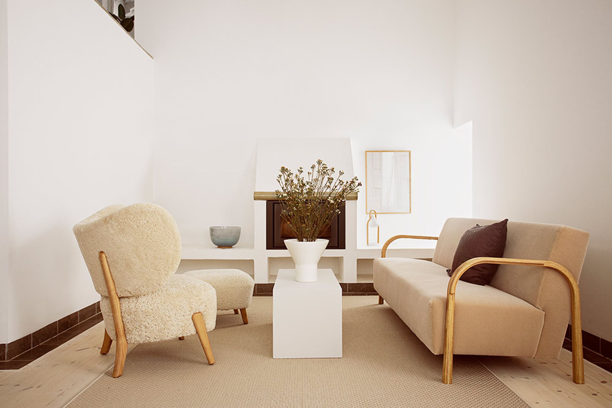 Mazo - Fotel - ARCH Lounge Chair - Fabric: Storr, Linear, Mohair or Mcnutt