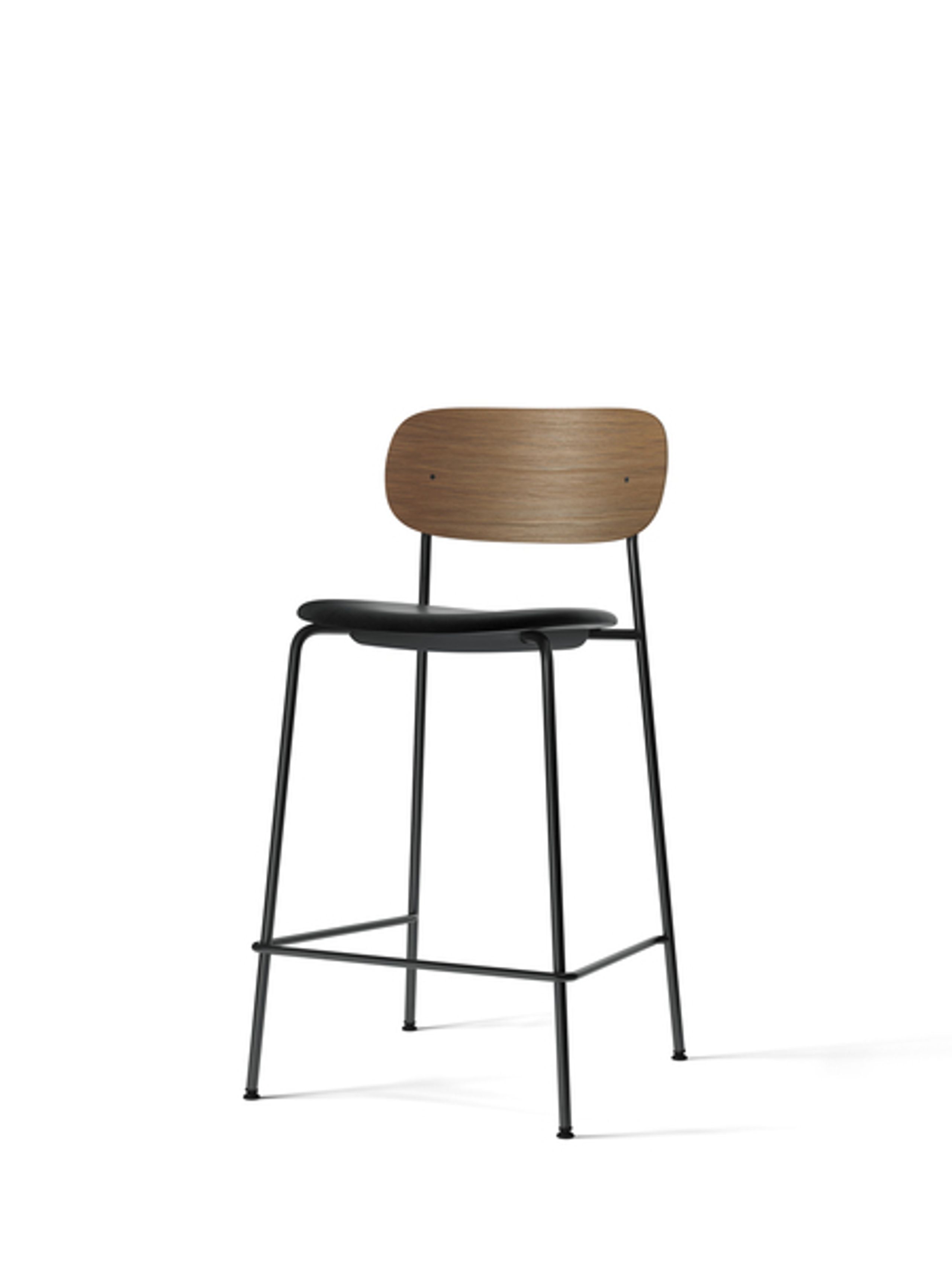 MENU - Barstol - Co Counter Chair - Black Steel / Dark Stained Oak / Dakar 0842