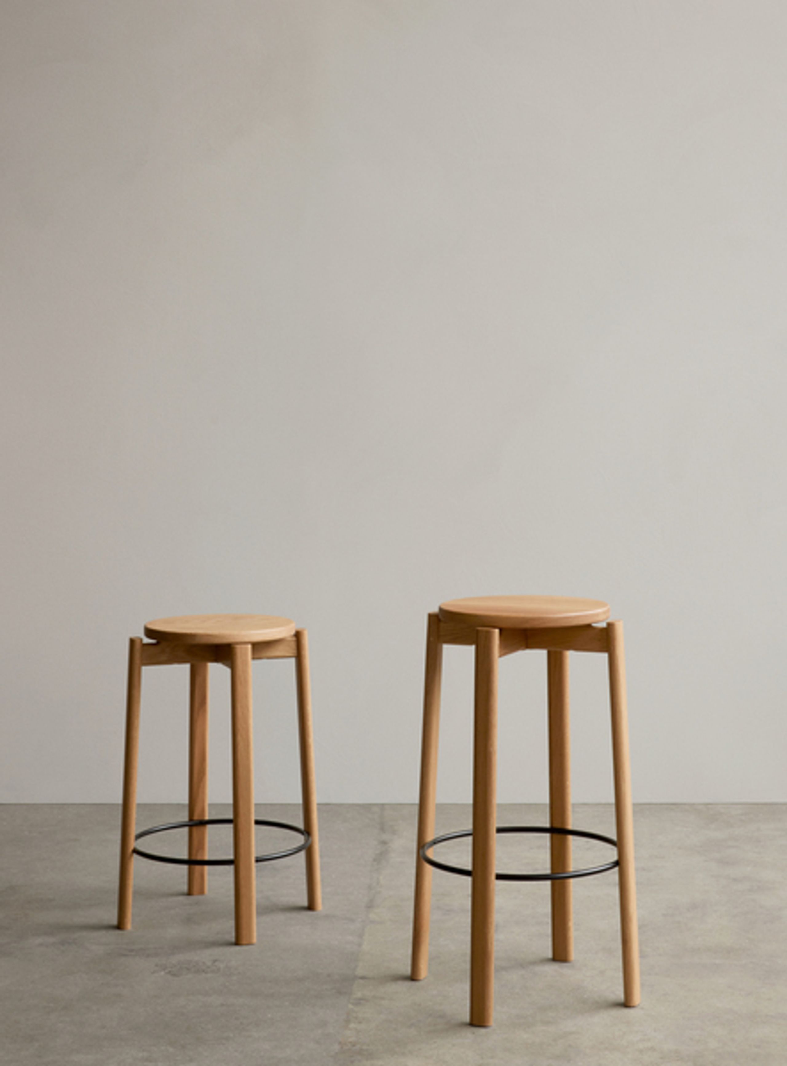 MENU - Tabouret de bar - Passage Bar Stool - Natural oak