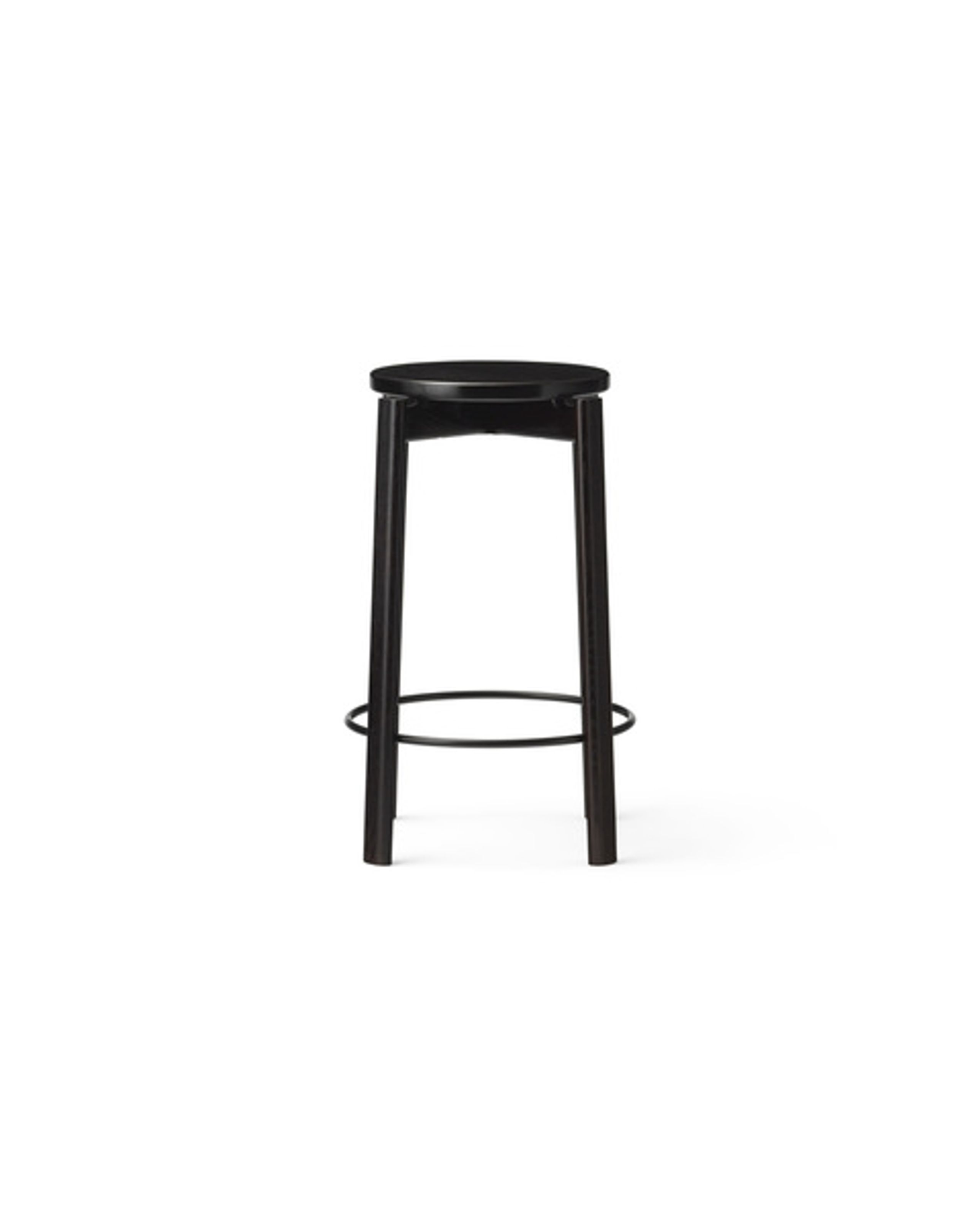 MENU - Bar stool - Passage Counter Stool - Dark lacquered oak