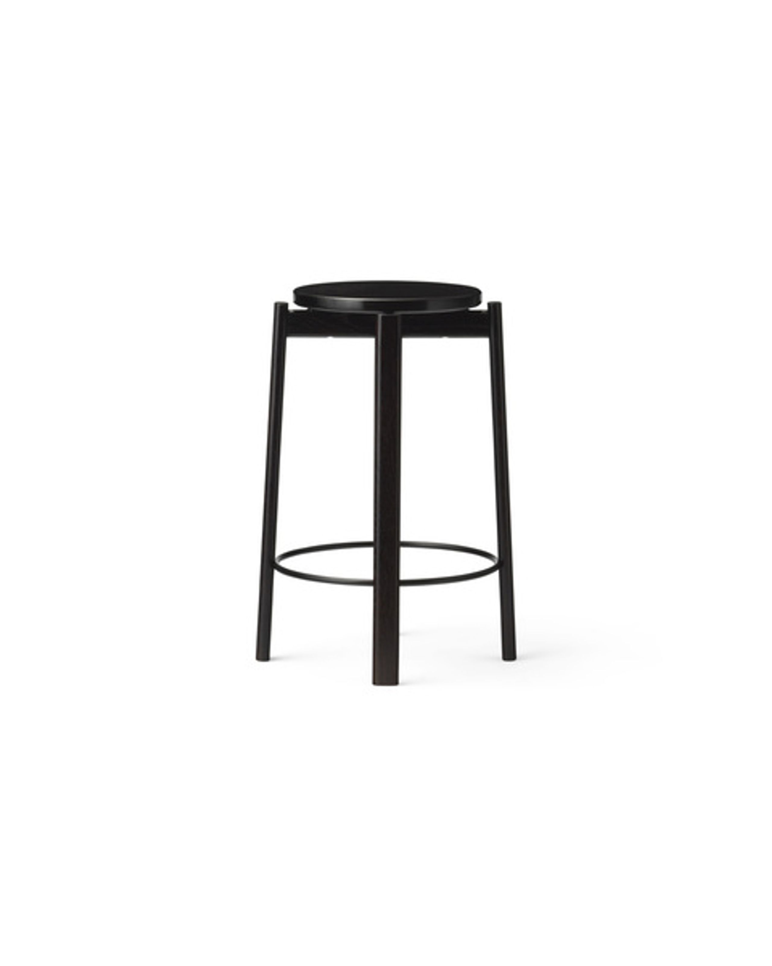 MENU - Bar stool - Passage Counter Stool - Dark lacquered oak