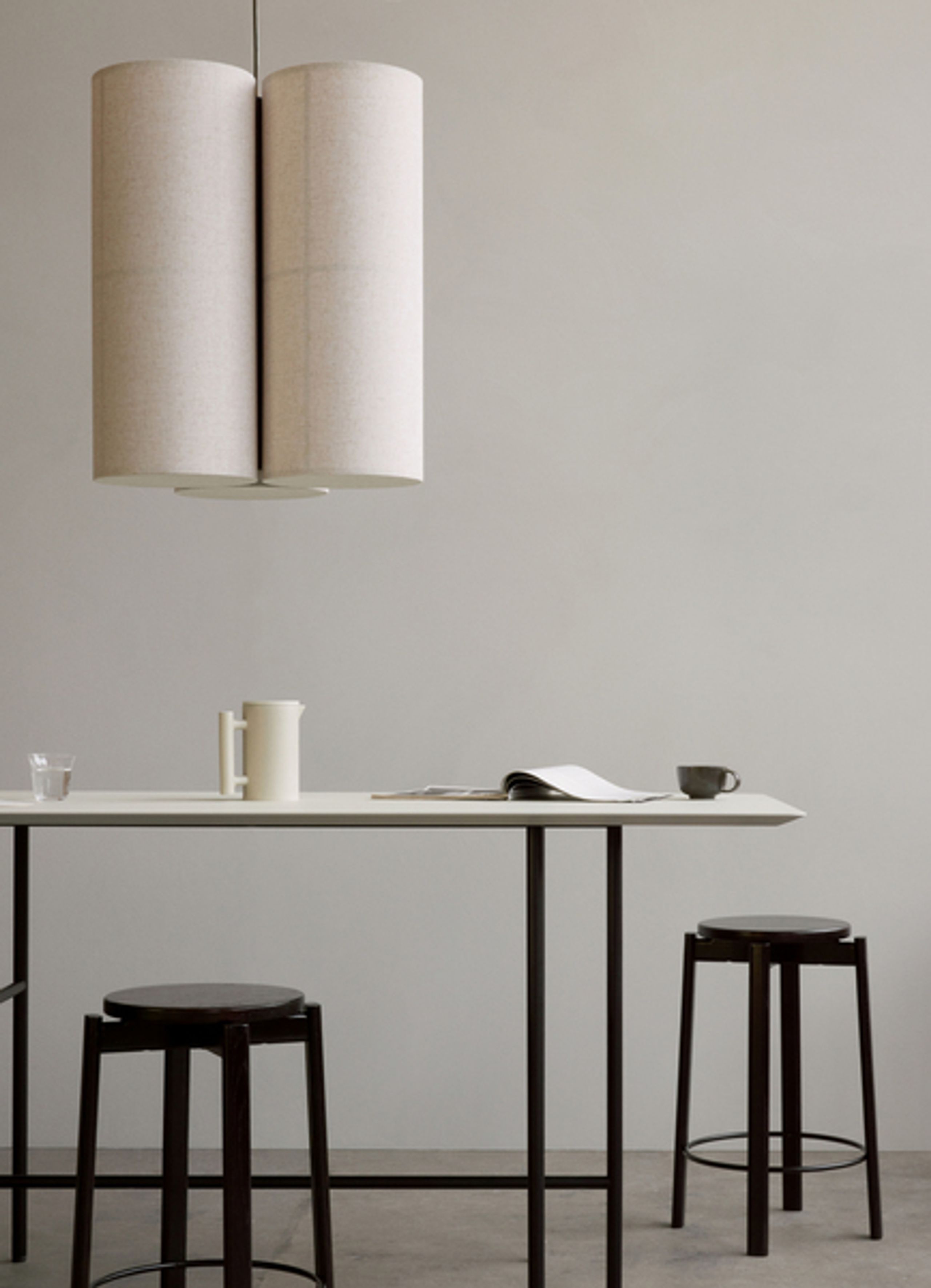 MENU - Bar stool - Passage Counter Stool - Dark lacquered oak