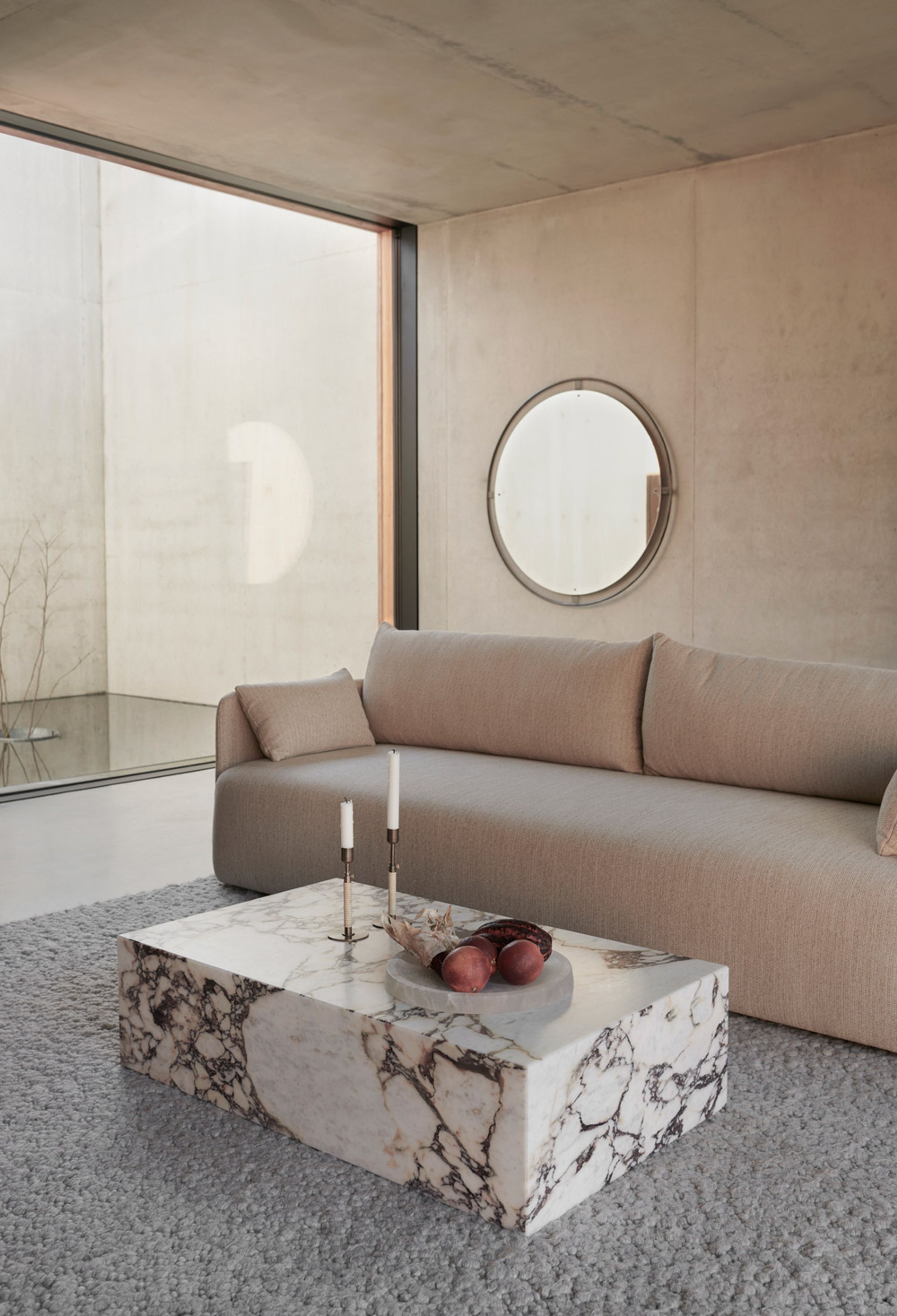 MENU - Bord - Plinth - Low / Rose