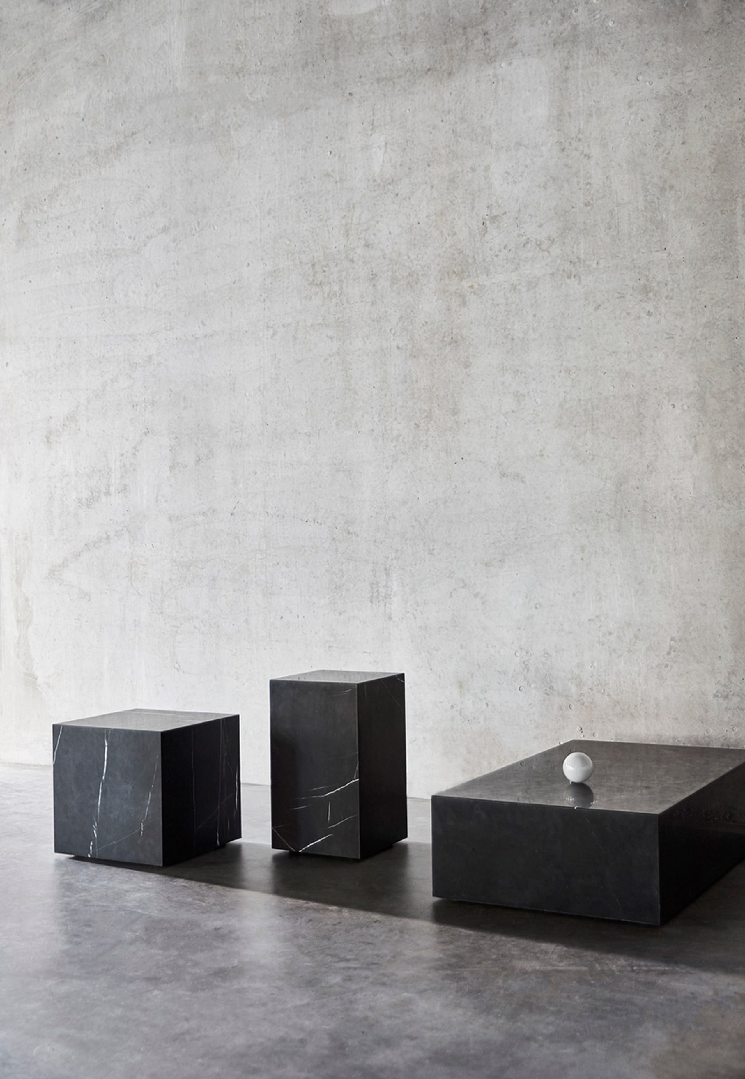 MENU - Table - Plinth - Tall / Black