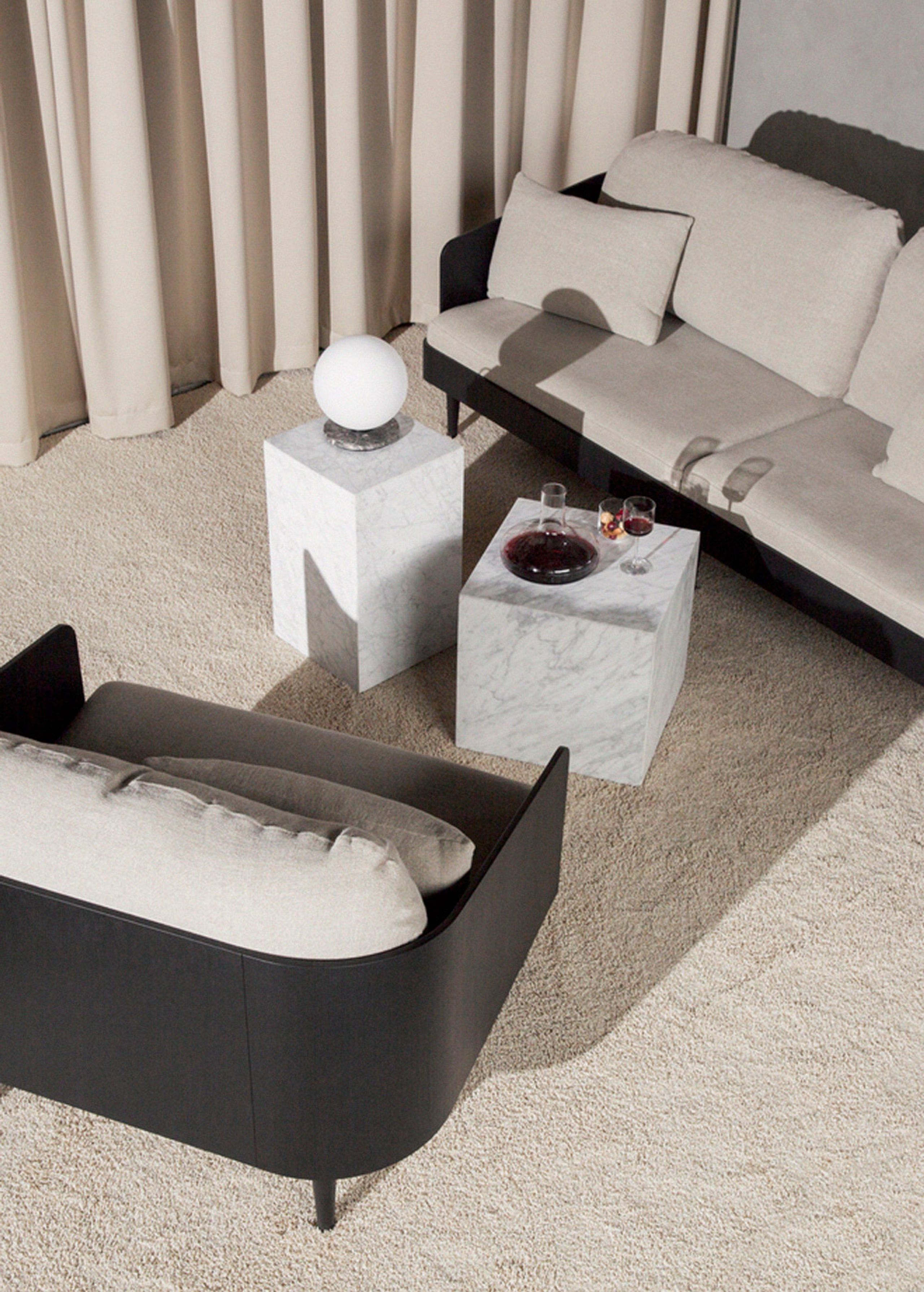 MENU - Table Lamp - TR Bulb / Table-Wall Lamp - Grey Marble / Shiny Opal