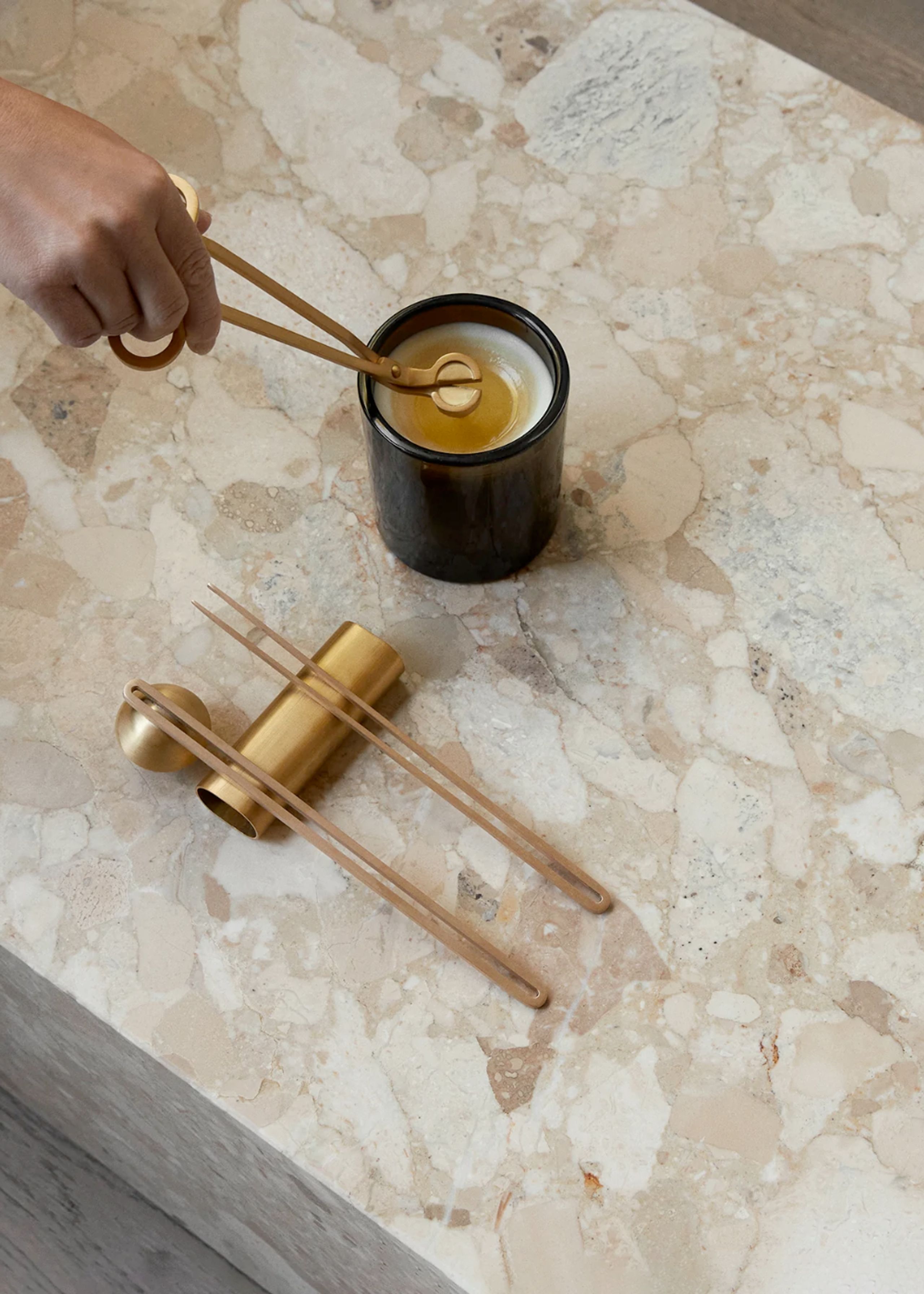 MENU - - Clip Candle Care Kit - Brass