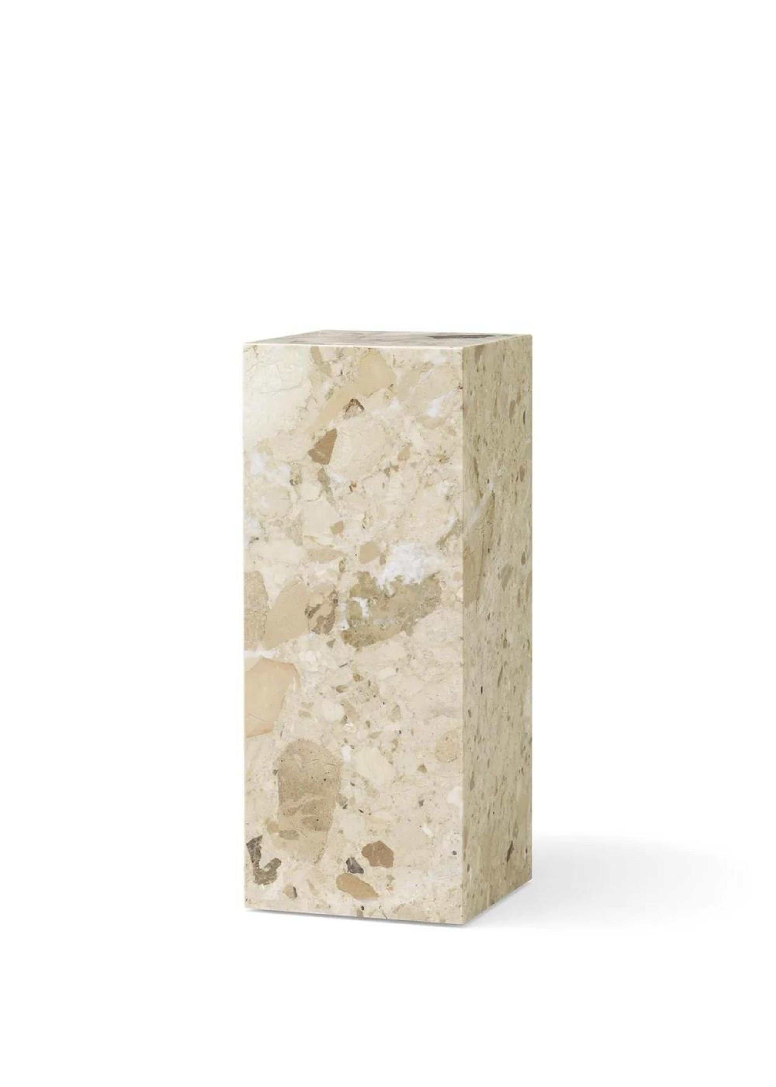 Audo Copenhagen - Postranní stolek - Plinth Pedestal - Kunis Breccia
