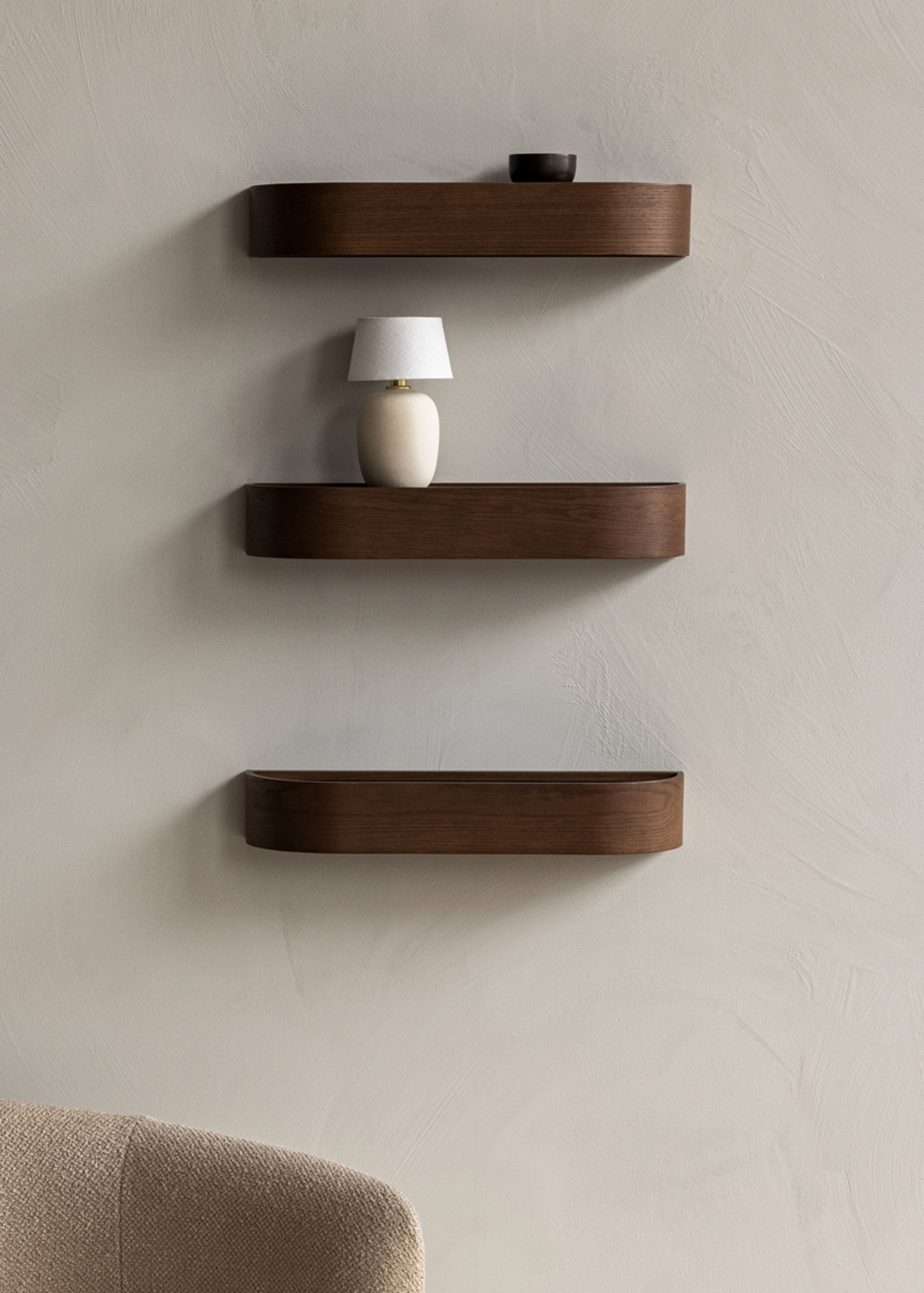MENU - Étagère - Epoch Shelf - 79 - Dark Stained Oak/Black