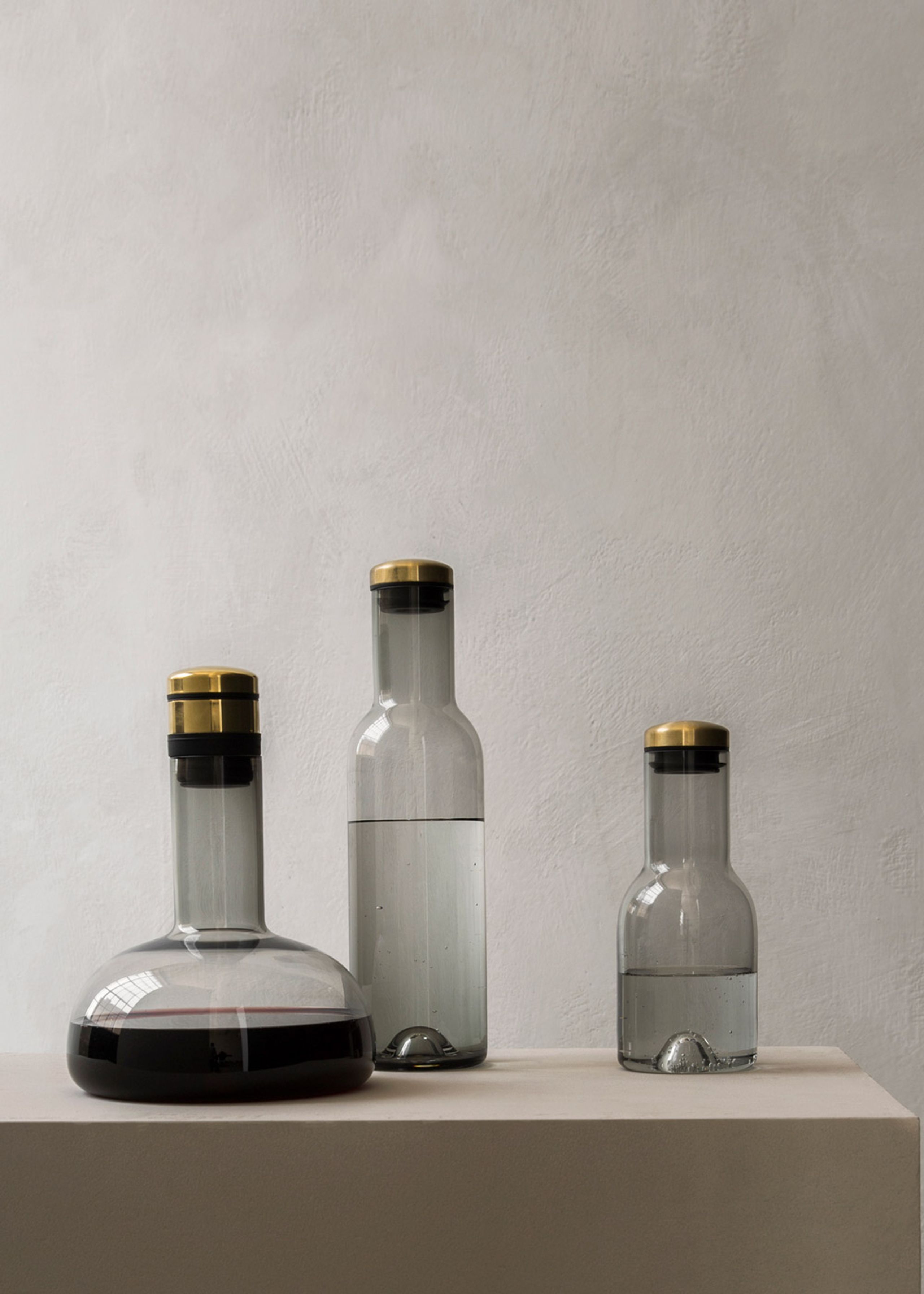 MENU - Kan - Water Bottle 0,5 L - Brass Lid