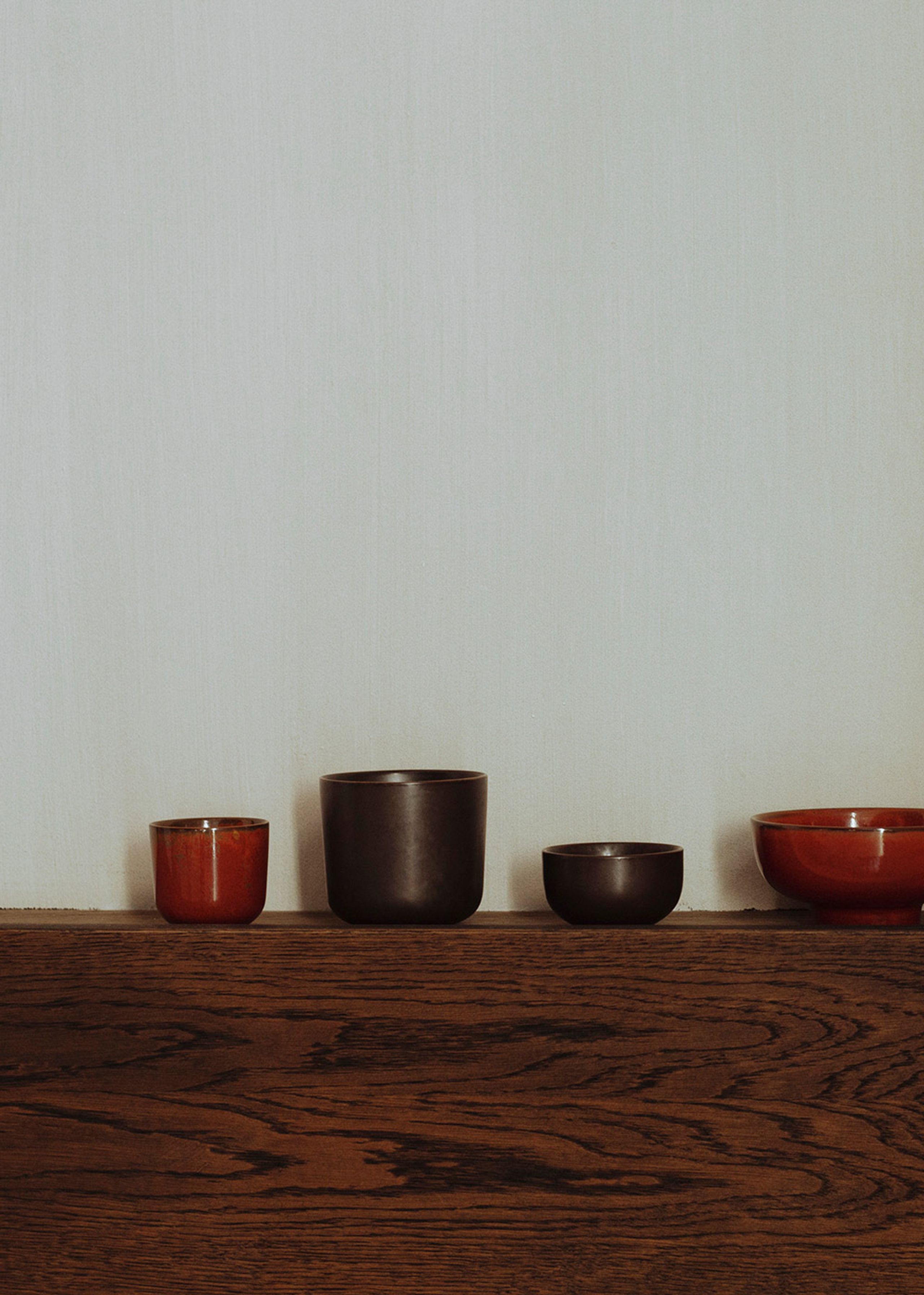 MENU - Cup - NNDW - Espresso Cup - Red Glazed - 2pcs