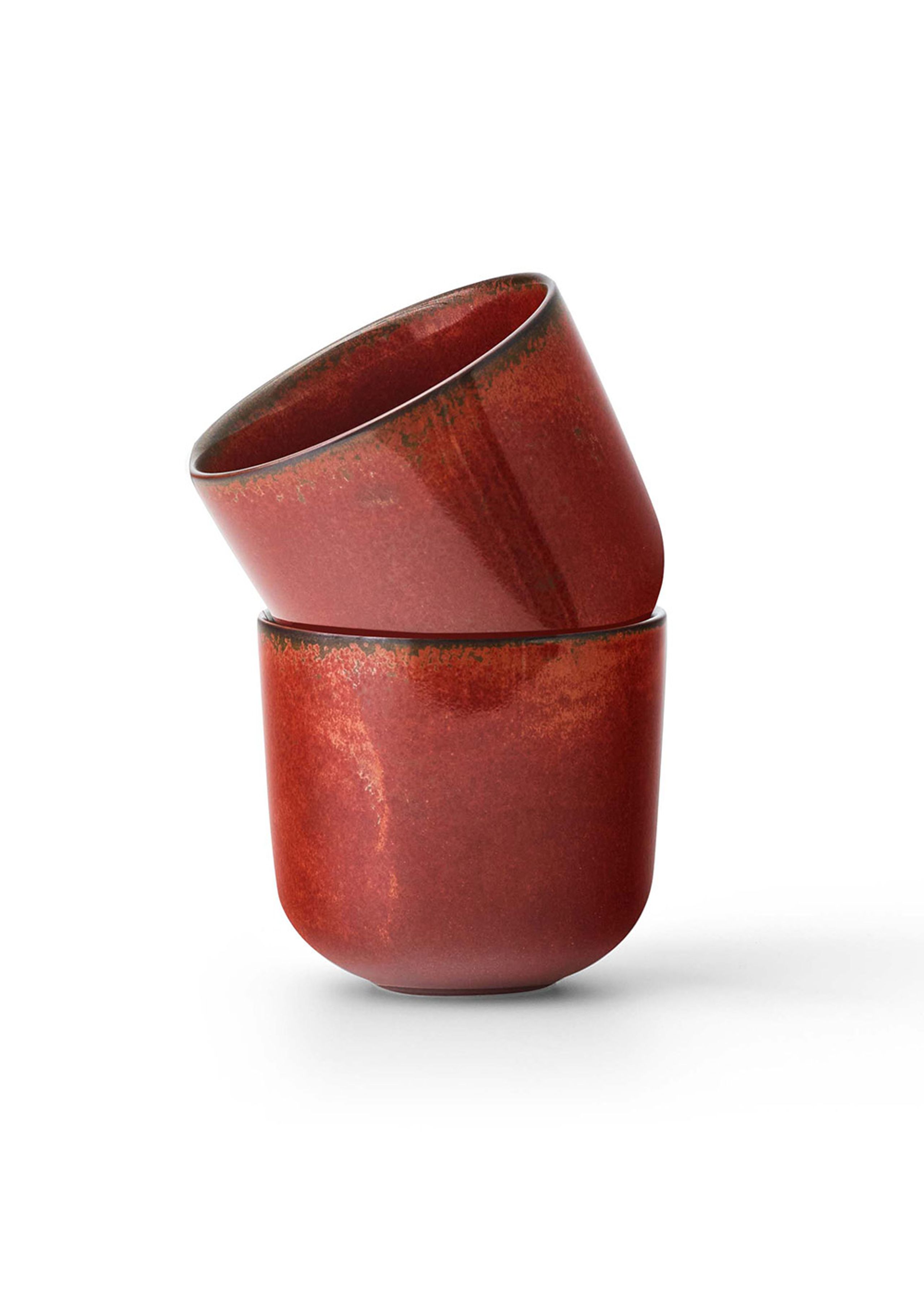 MENU - Cup - NNDW - Espresso Cup - Red Glazed - 2pcs