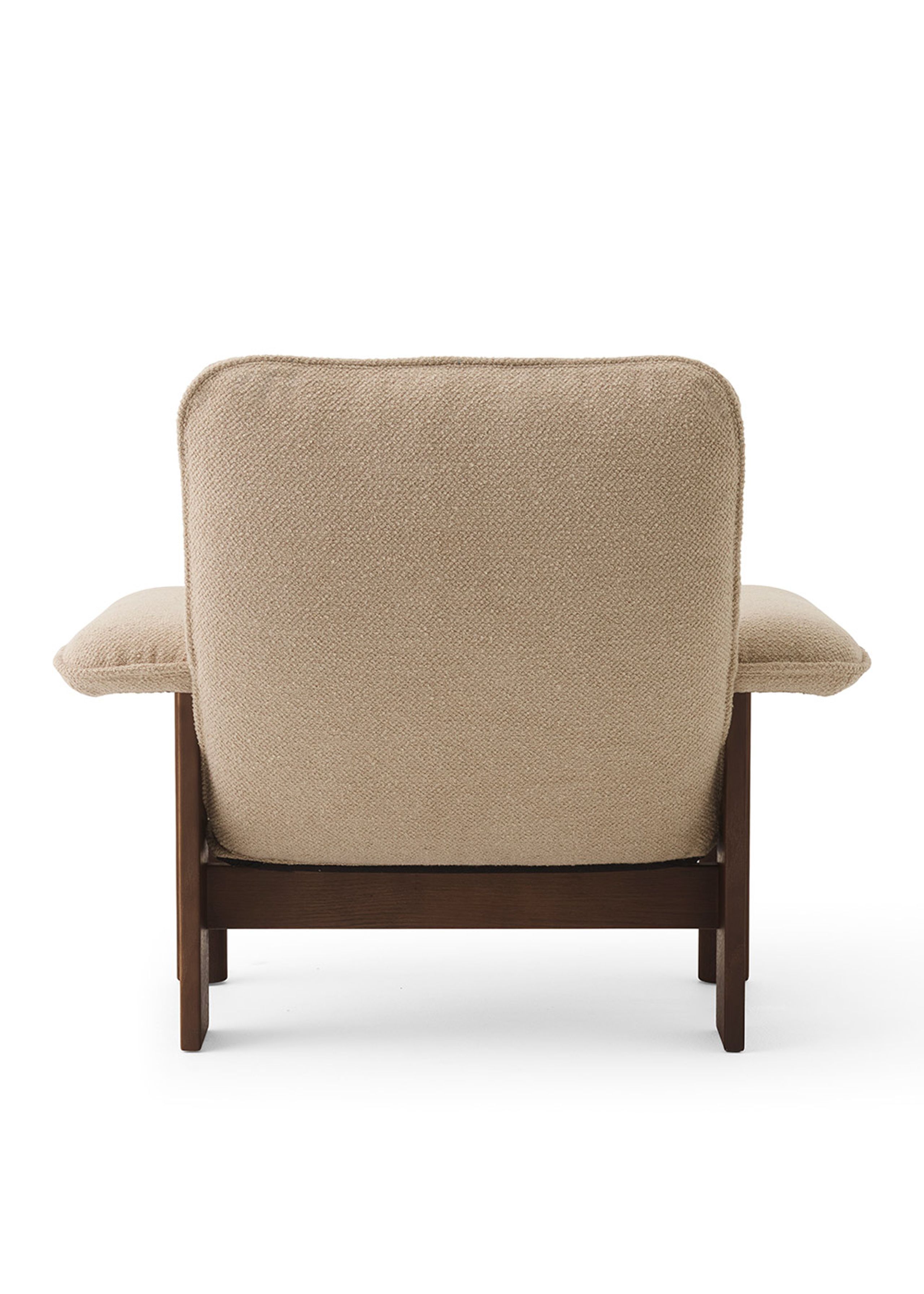 Audo Copenhagen - Křeslo - Brasilia Lounge Chair - Dark Stained Oak Base - Bouclé 02