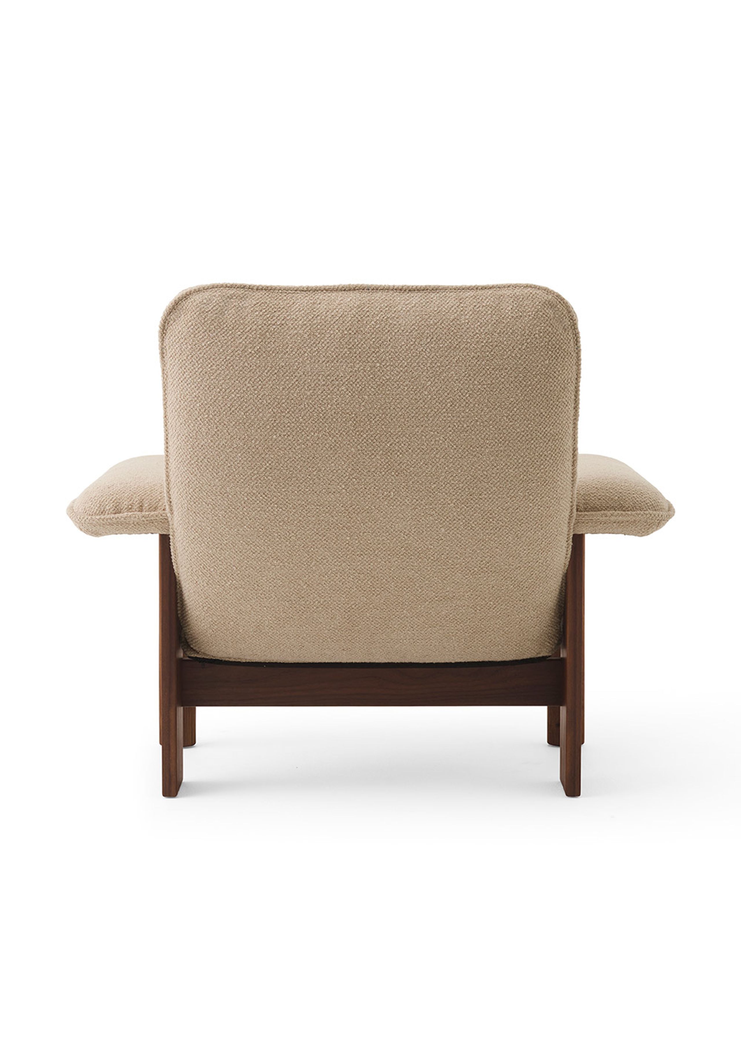 MENU - Lænestol - Brasilia Lounge Chair - Walnut Base - Bouclé 02
