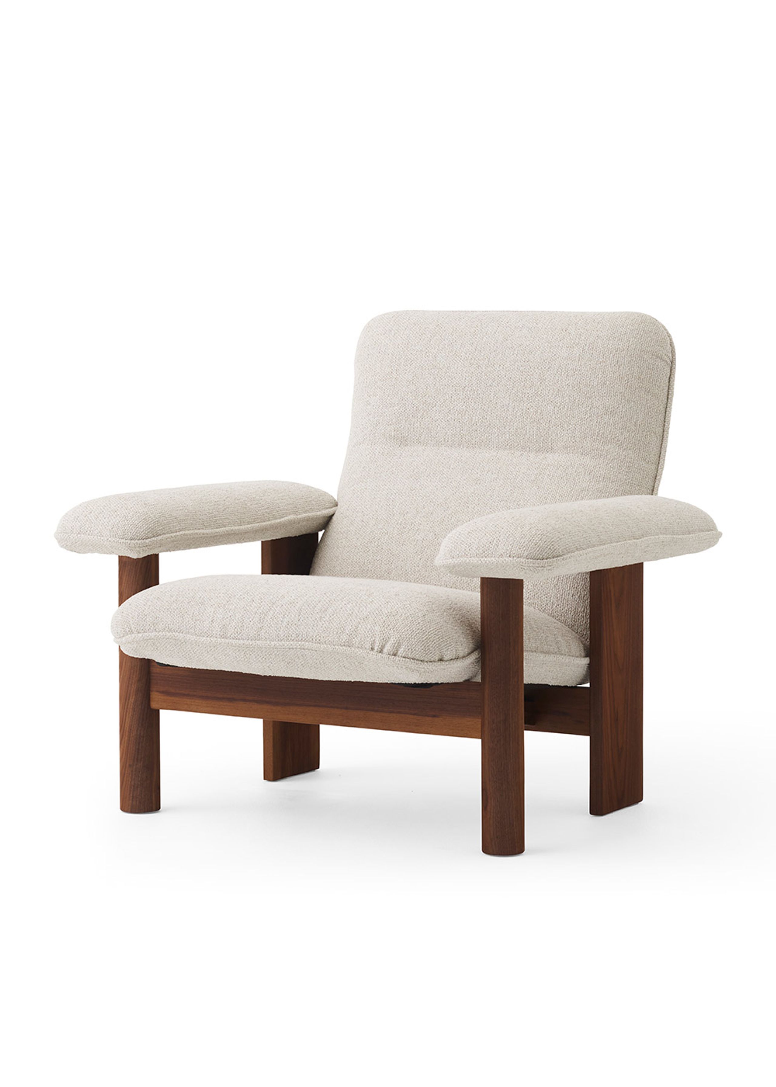 MENU - Sessel - Brasilia Lounge Chair - Walnut Base - Moss 011