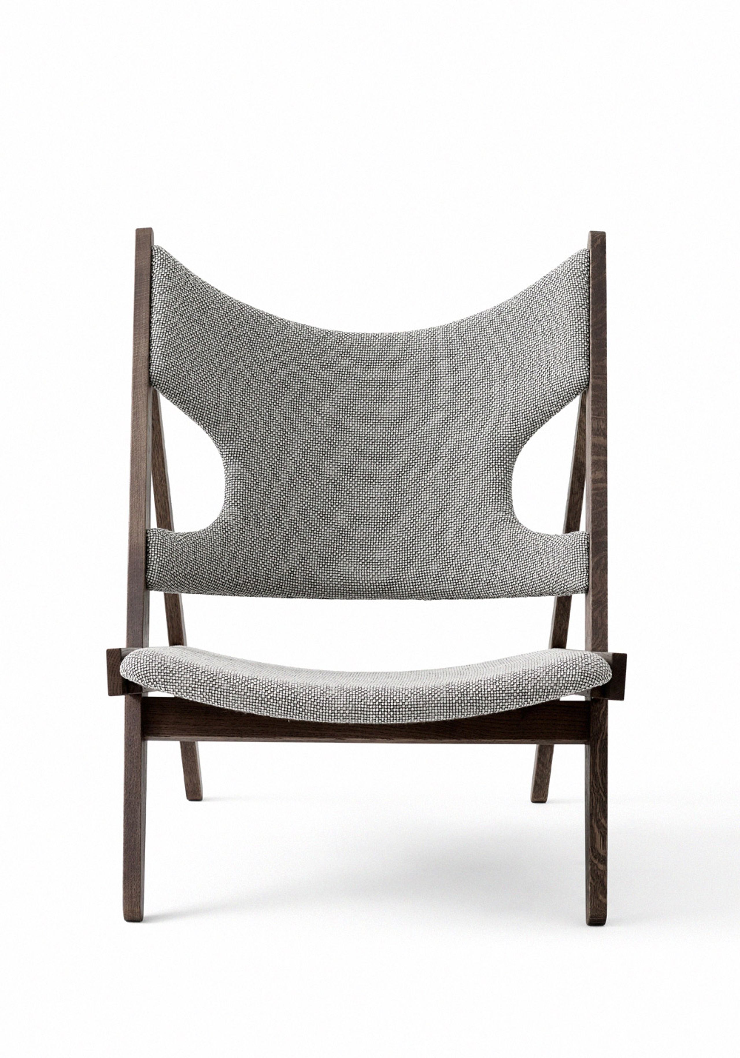 Audo Copenhagen - Fauteuil - Knitting Chair - Dark Stained Oak / Colline 118