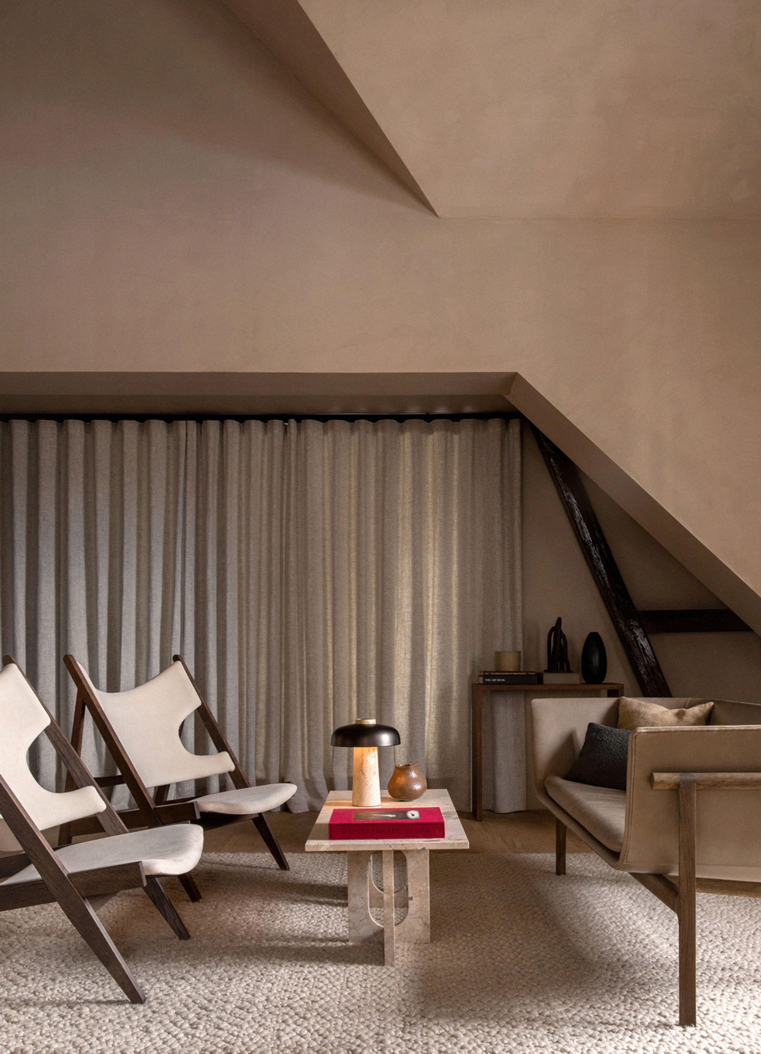 MENU - Armchair - Knitting Chair - Dark Stained Oak / Dakar 0311