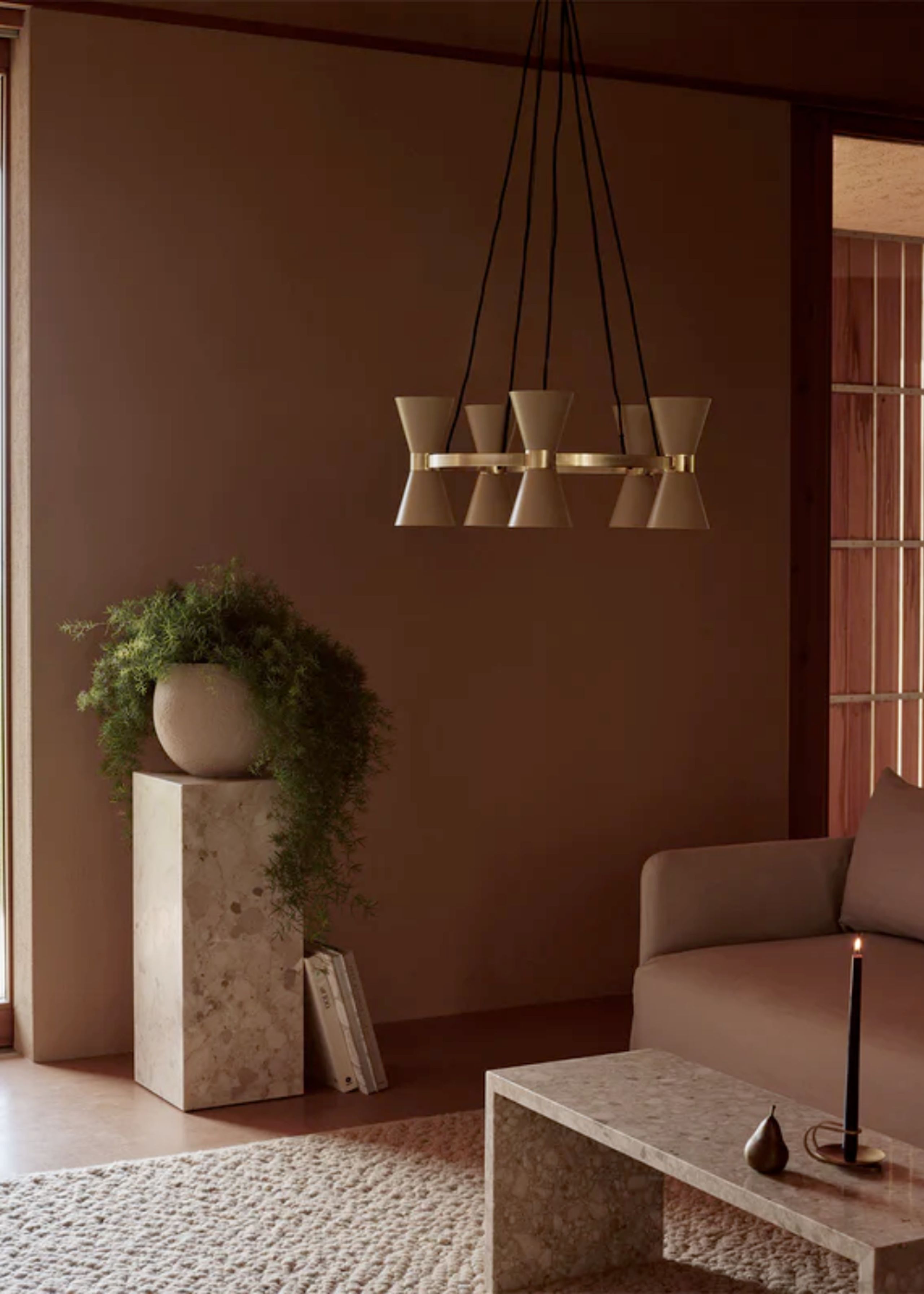 MENU - Lampa - Collector, Chandelier 5, Créme - Créme