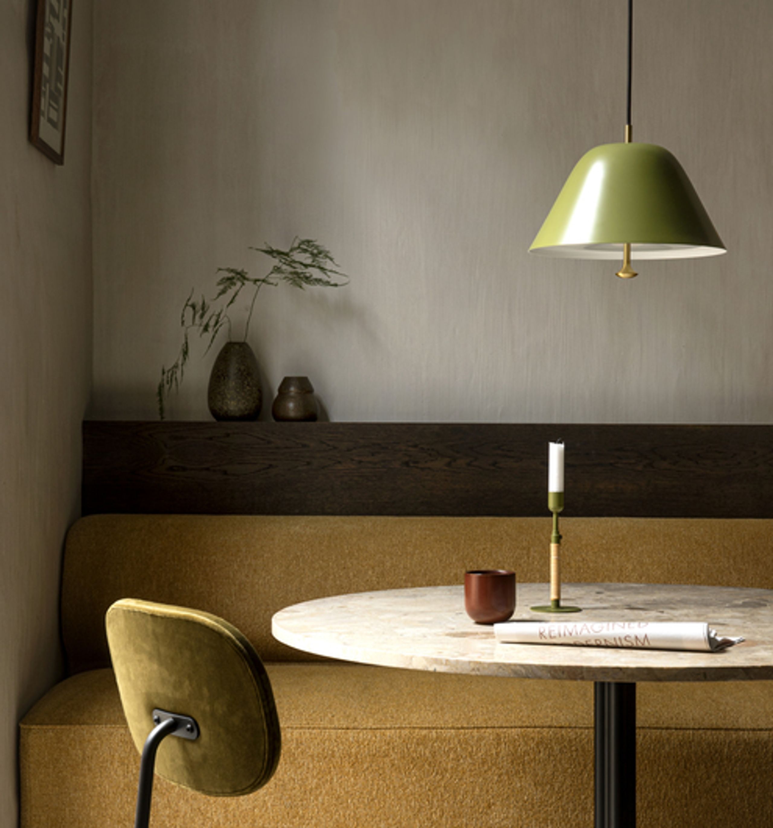 MENU - Lampe - Levitate Pendant - Black/Brass 40