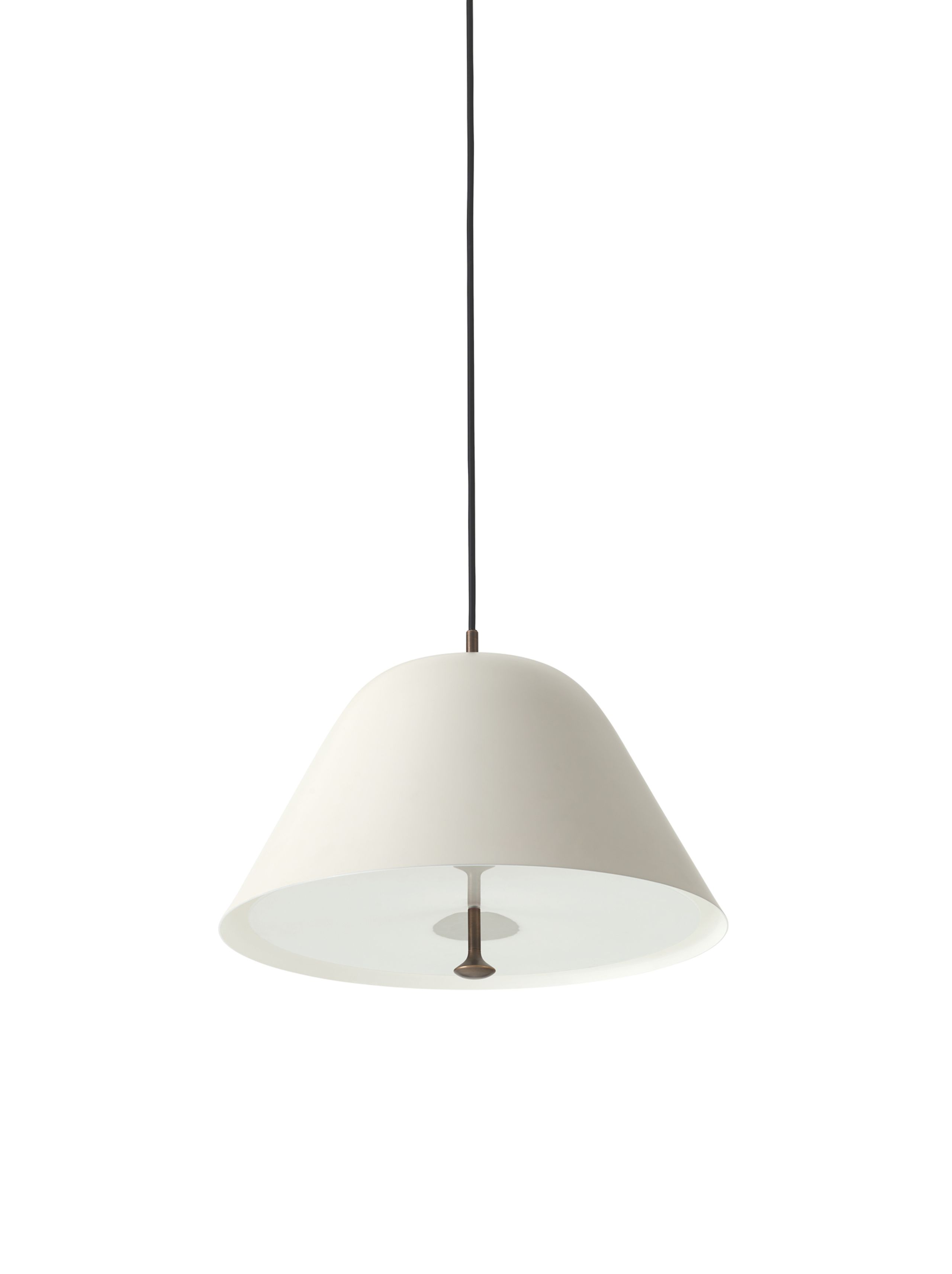 Audo Copenhagen - Závěsné svítidlo - Levitate Pendant - Grey/Bronzed Brass 40