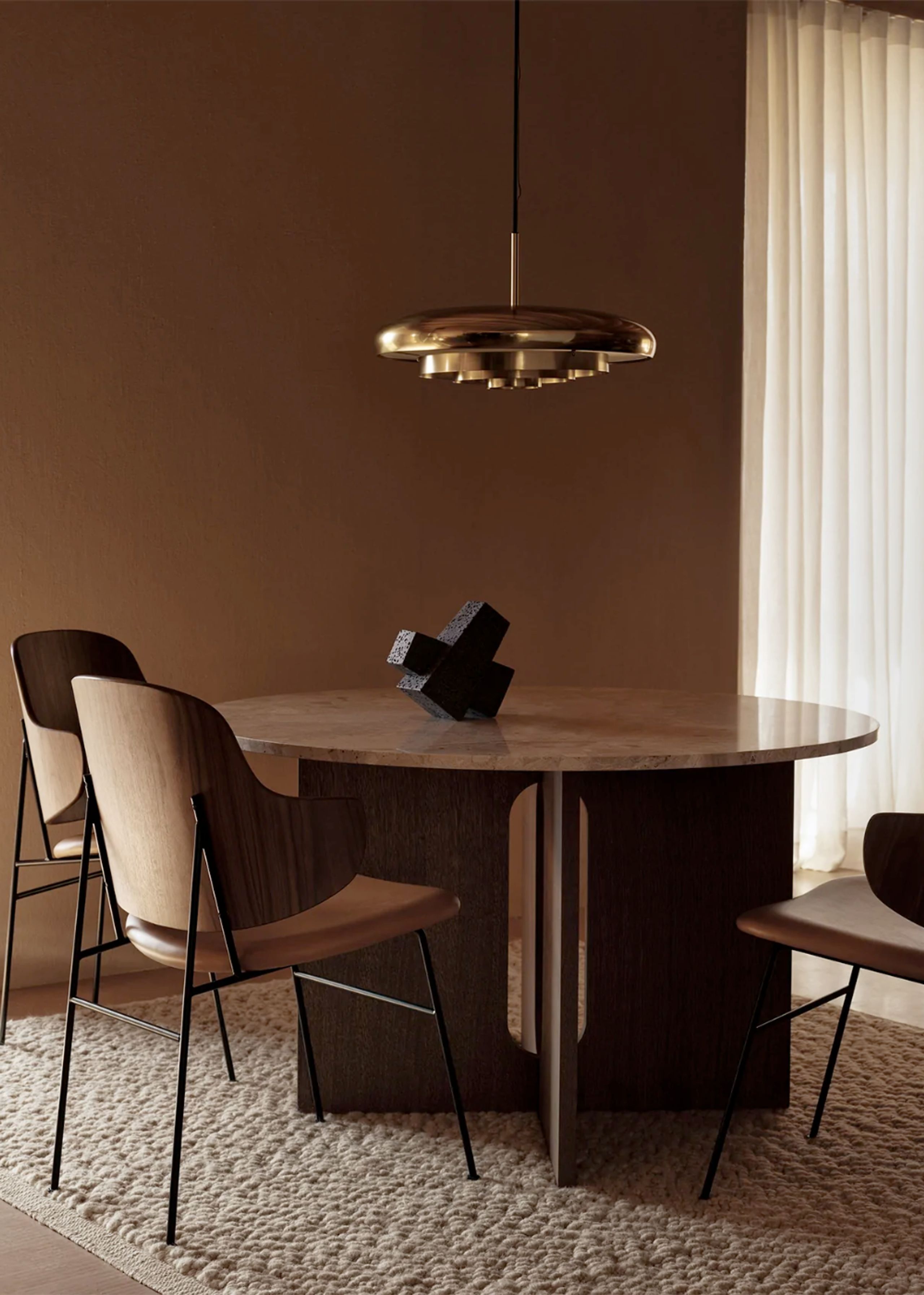 MENU - Lampe - Resonant, Pendant, Brass - Brass