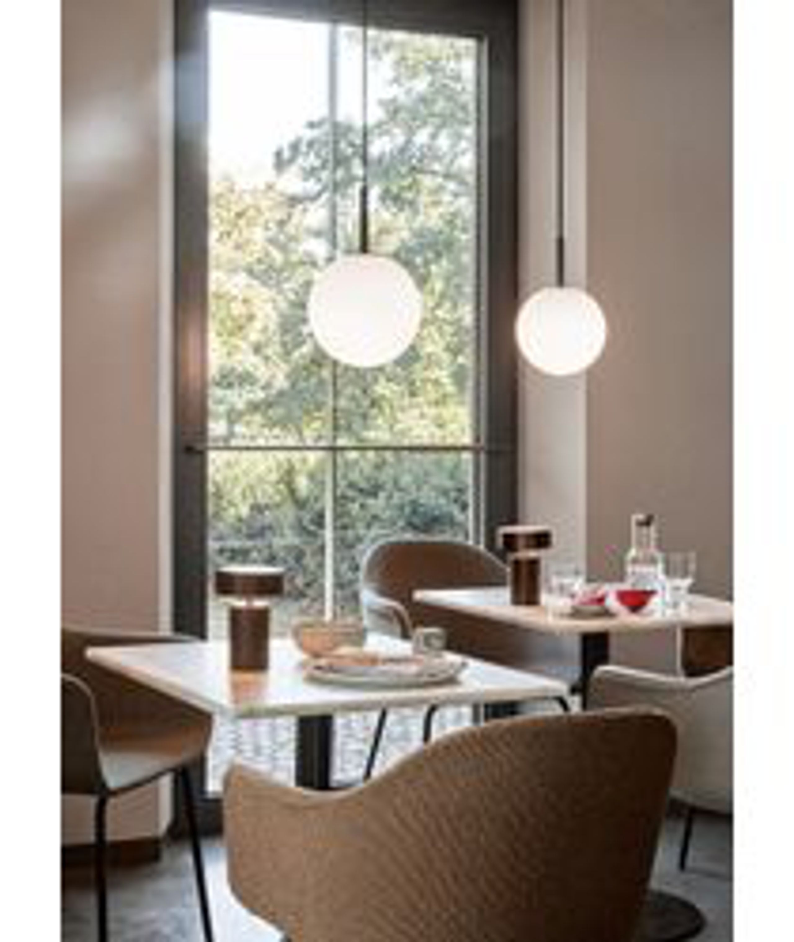 MENU - Lampe - TR Bulb / Pendant Lamp - Matt Black / Shiny Opal