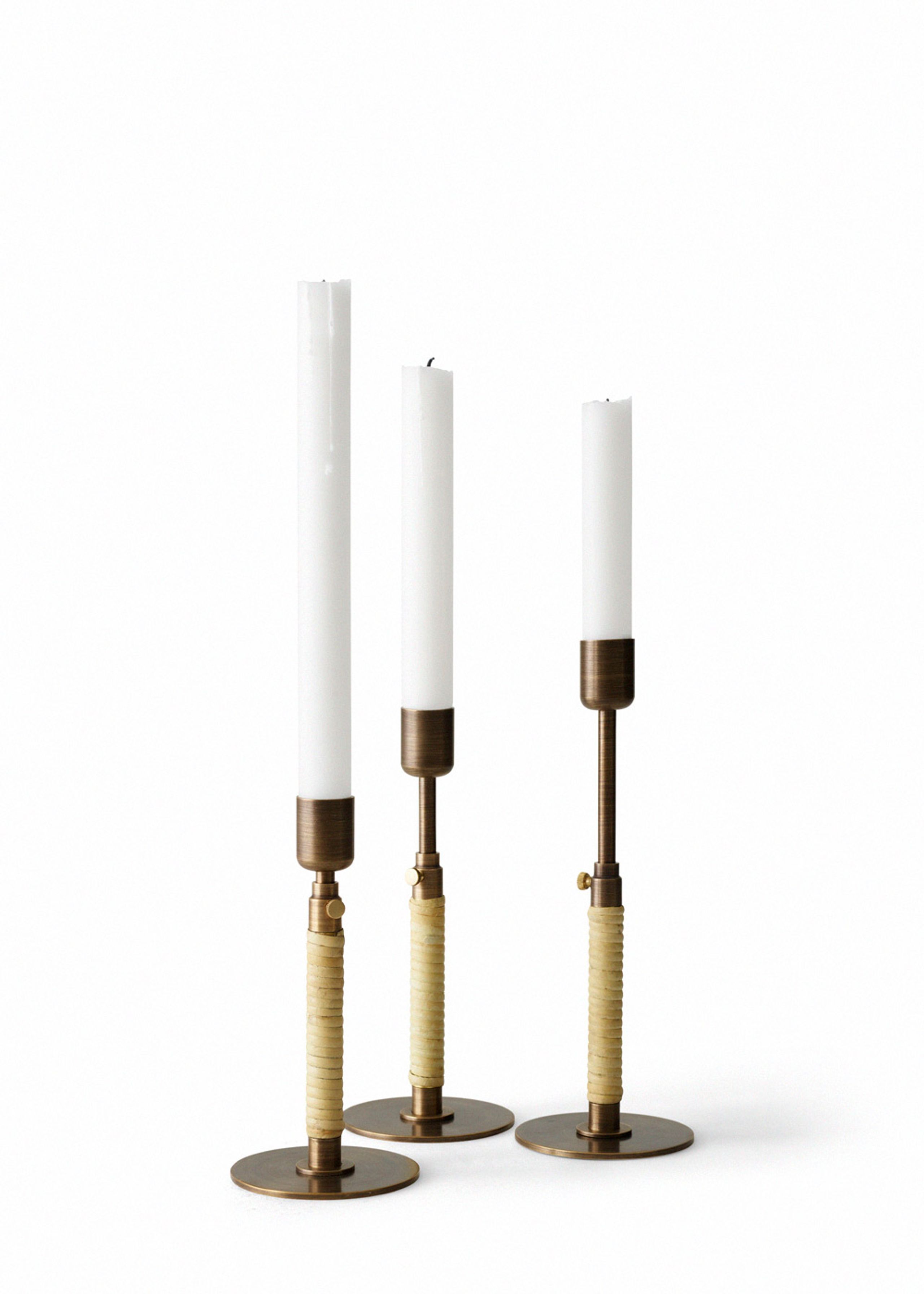 MENU - Lyseholder - Duca Candleholder - Bronzed Brass