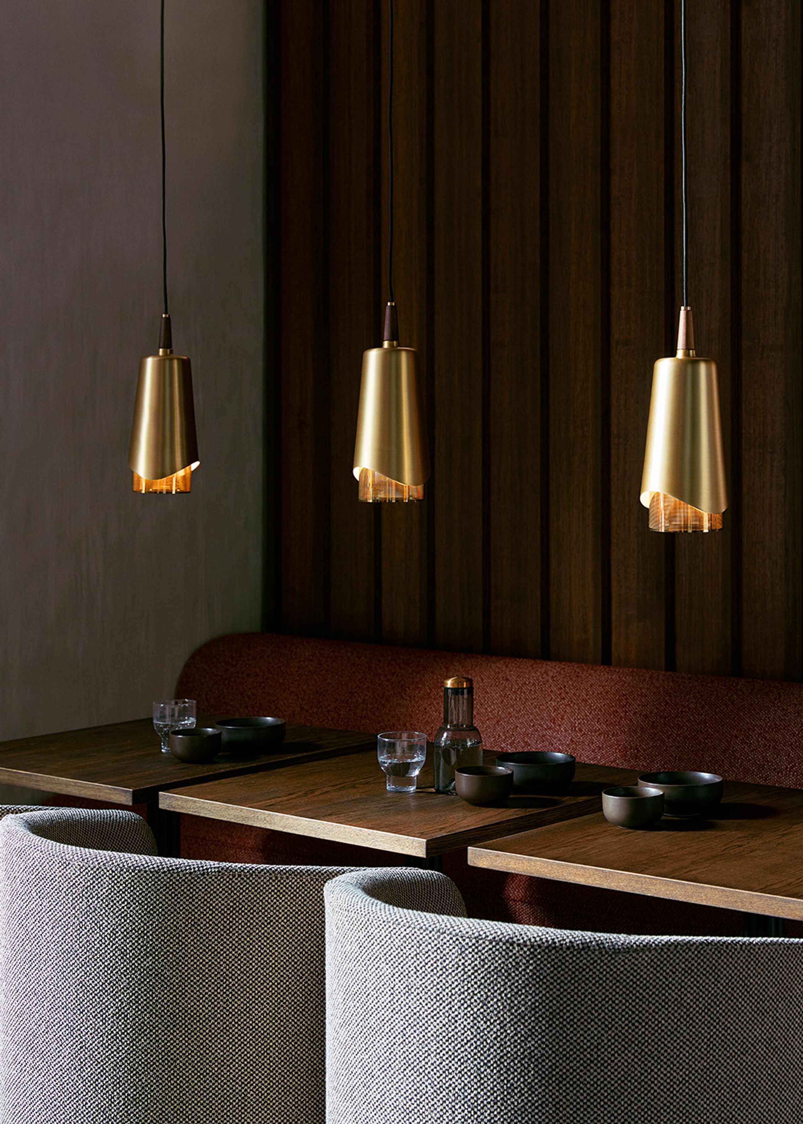 MENU - Pendelleuchte - Umanoff Pendant - Brass / Walnut