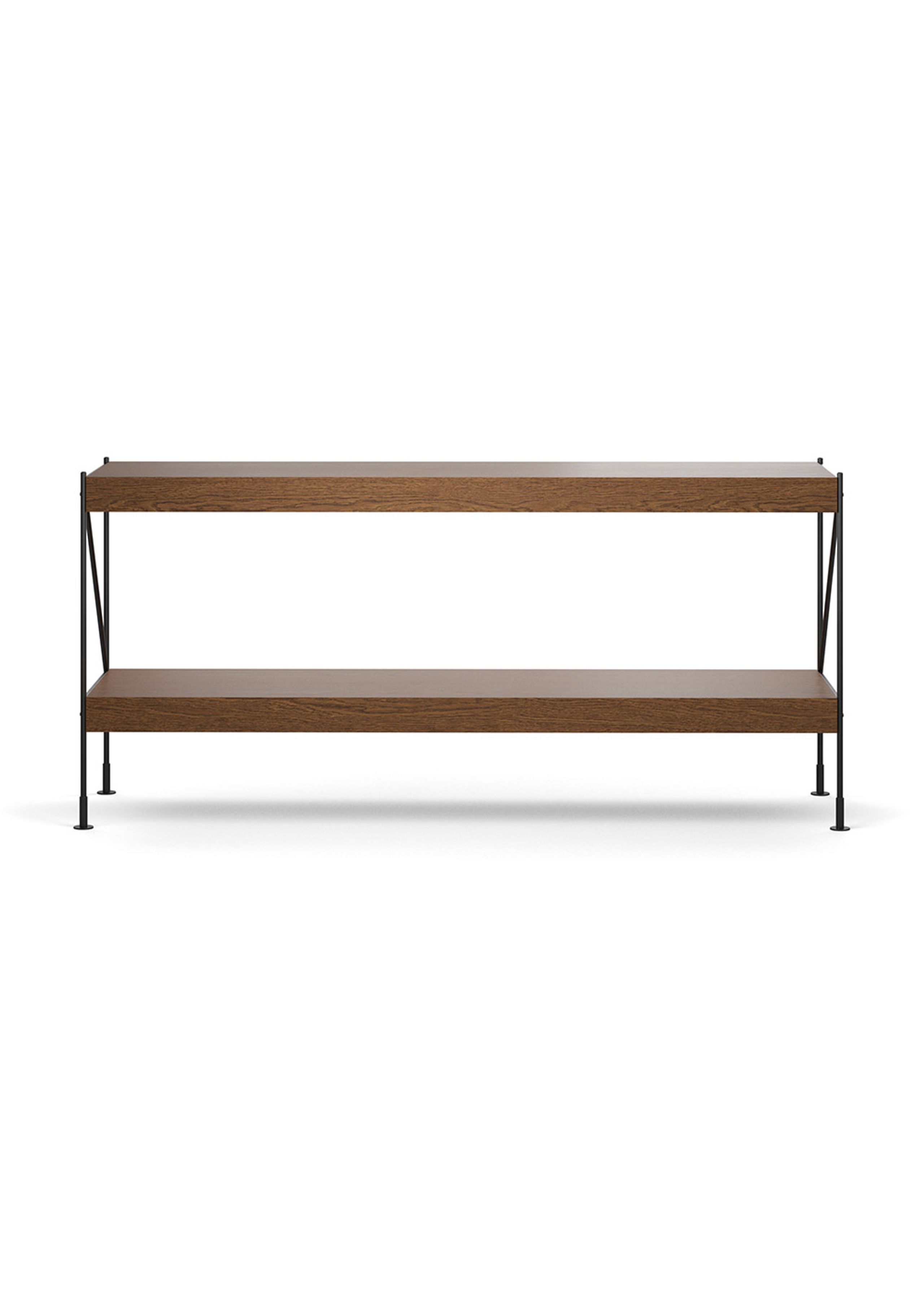 MENU - Reol - Zet Storage System - H70 - Black Steel / Dark Stained Oak