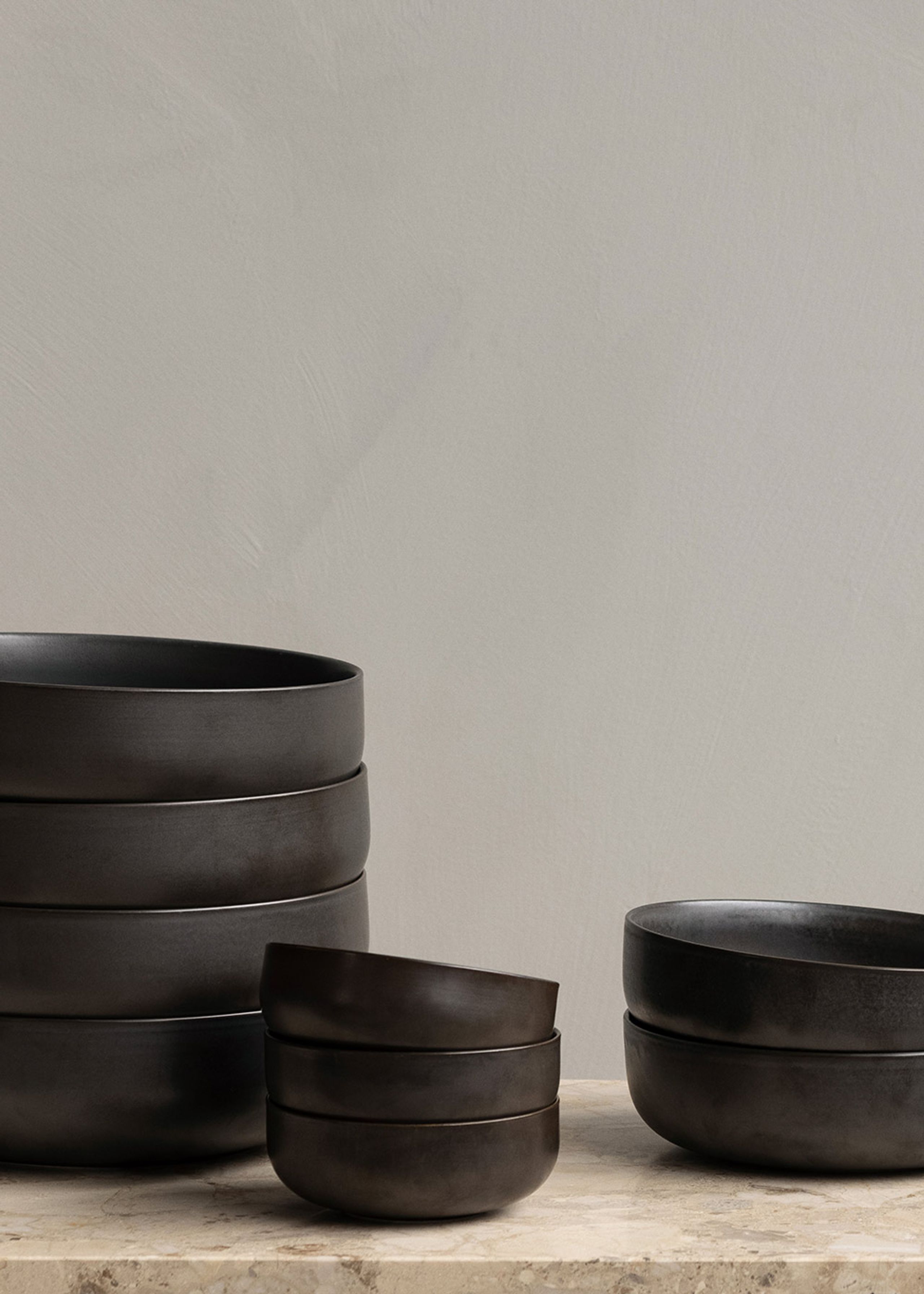 MENU - Bowl - NNDW - Skål - Dark Glazed - Ø7,5