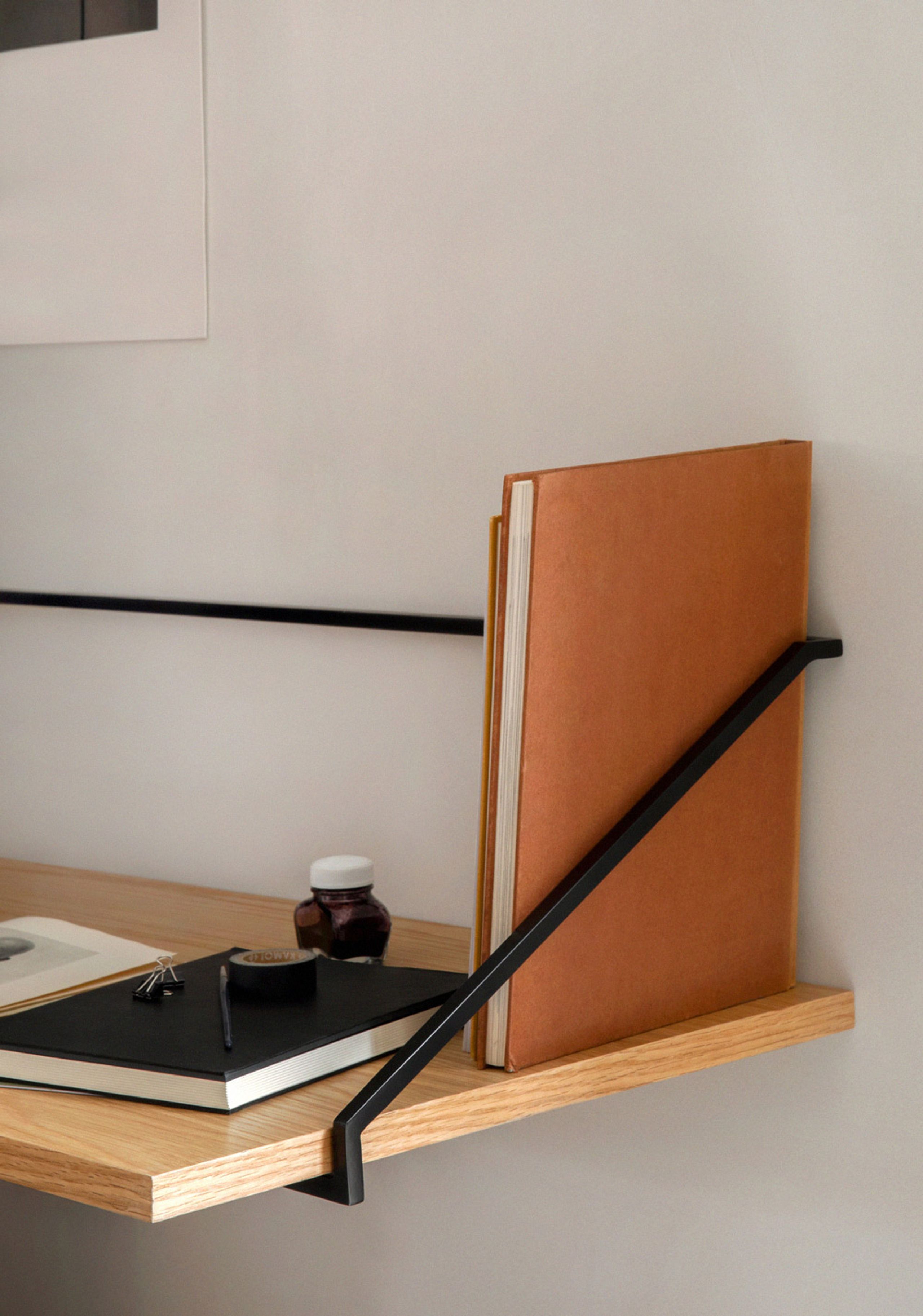 MENU - Desk - Rail Desk - Natural Oak