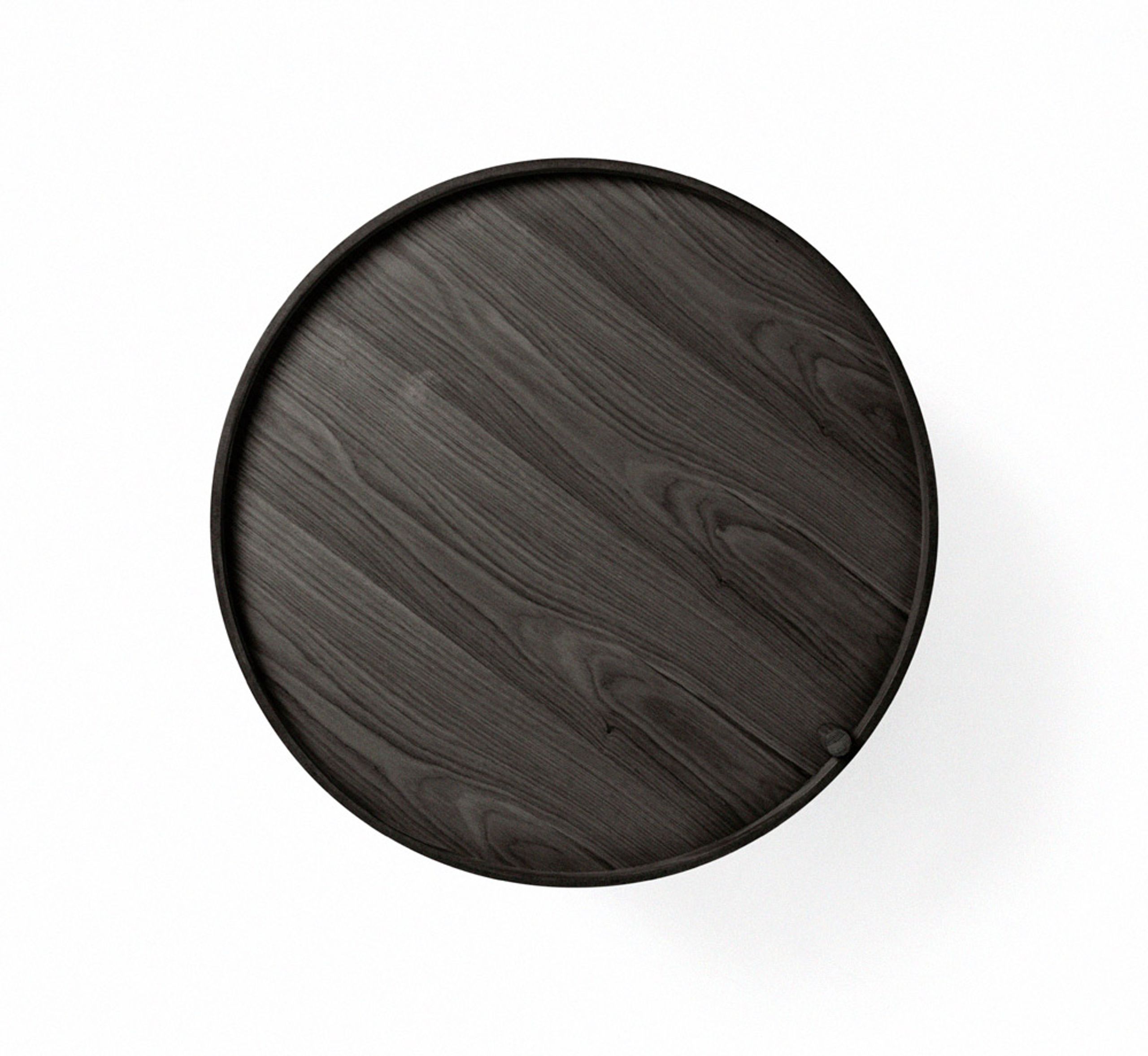 MENU - Soffbord - Turning Table - Black Ash / Brass