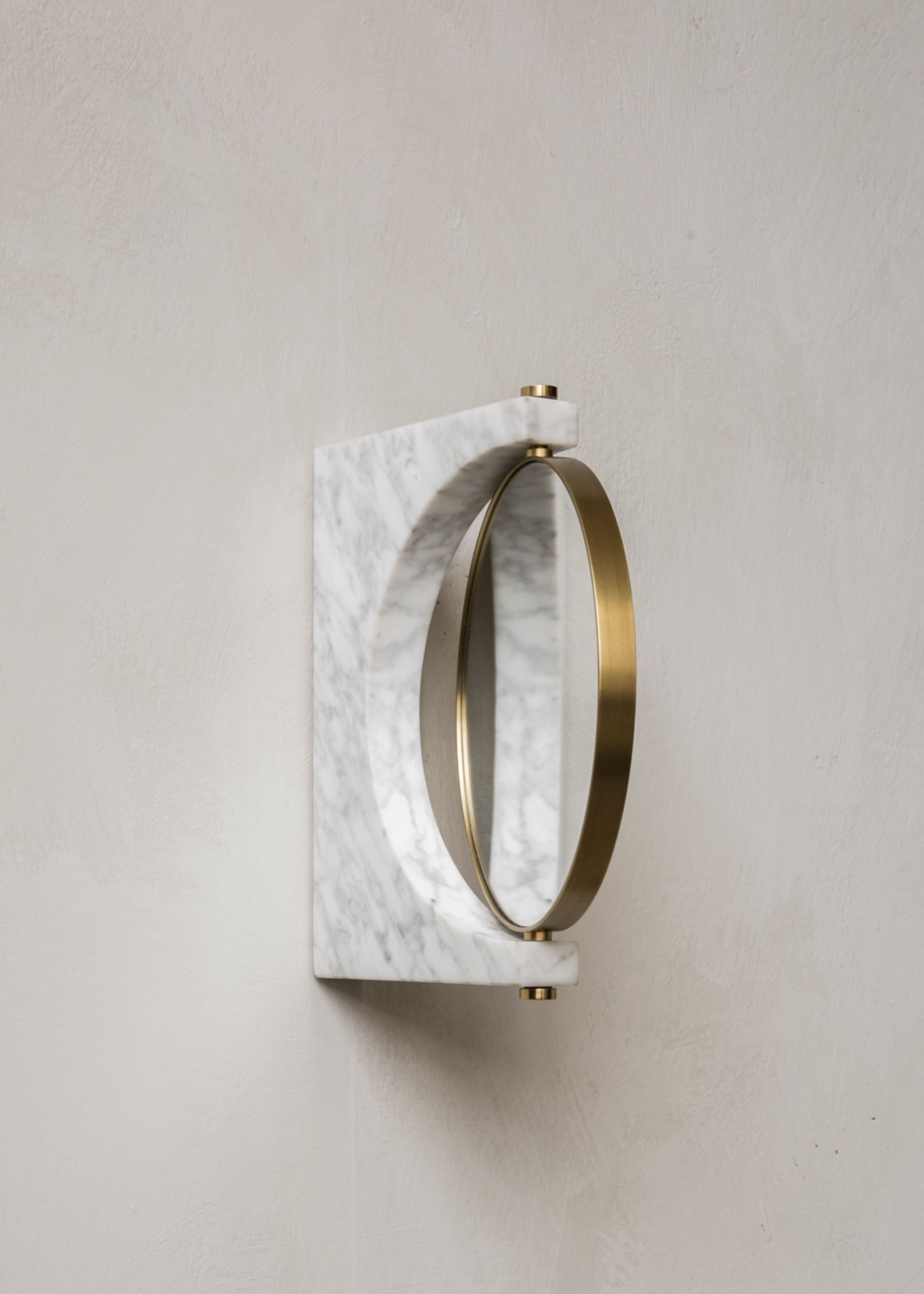 MENU - Spegel - Pepe Marble Mirror - White / Wall