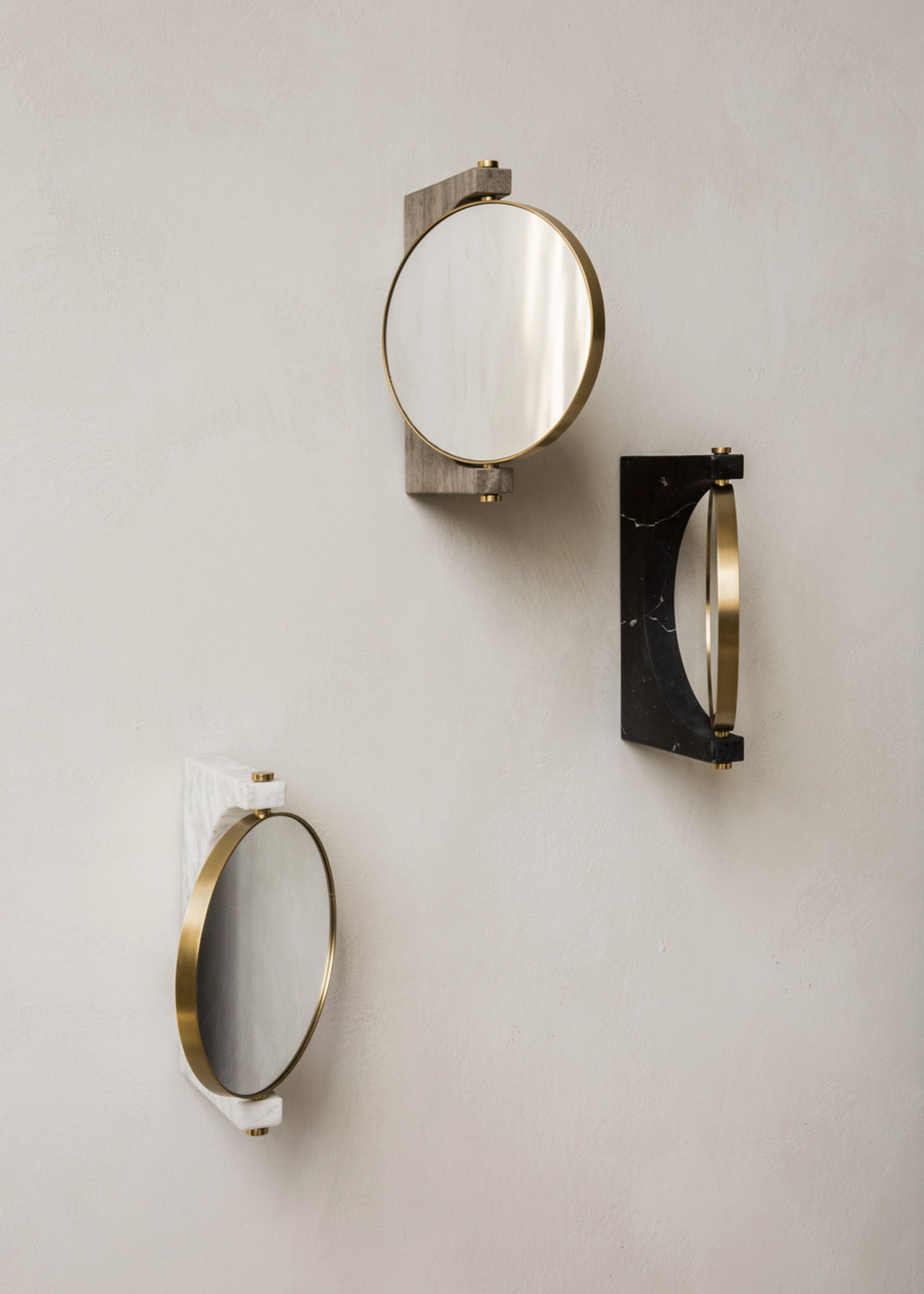 MENU - Mirror - Pepe Marble Mirror - Brown / Wall