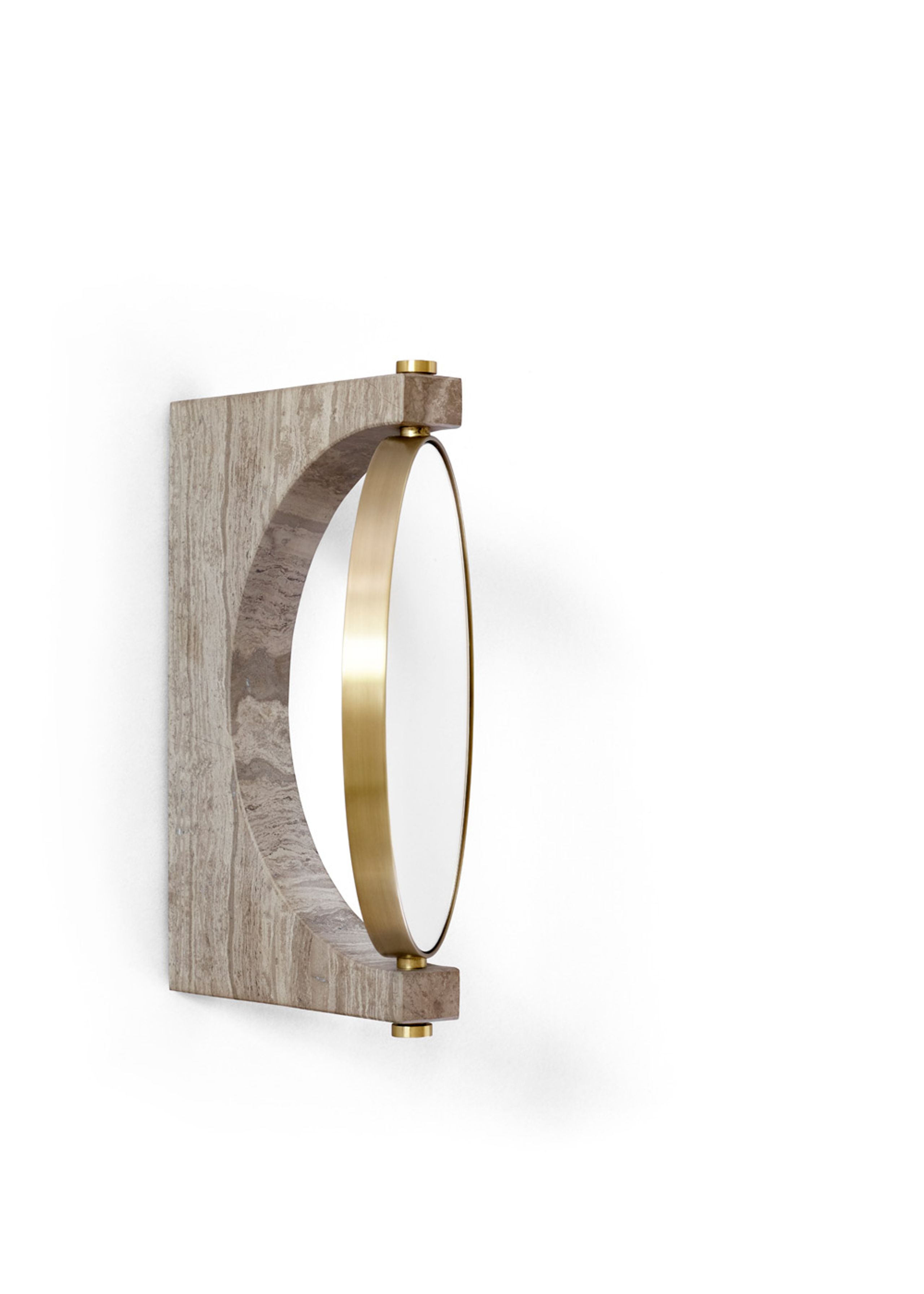 MENU - Mirror - Pepe Marble Mirror - Brown / Wall