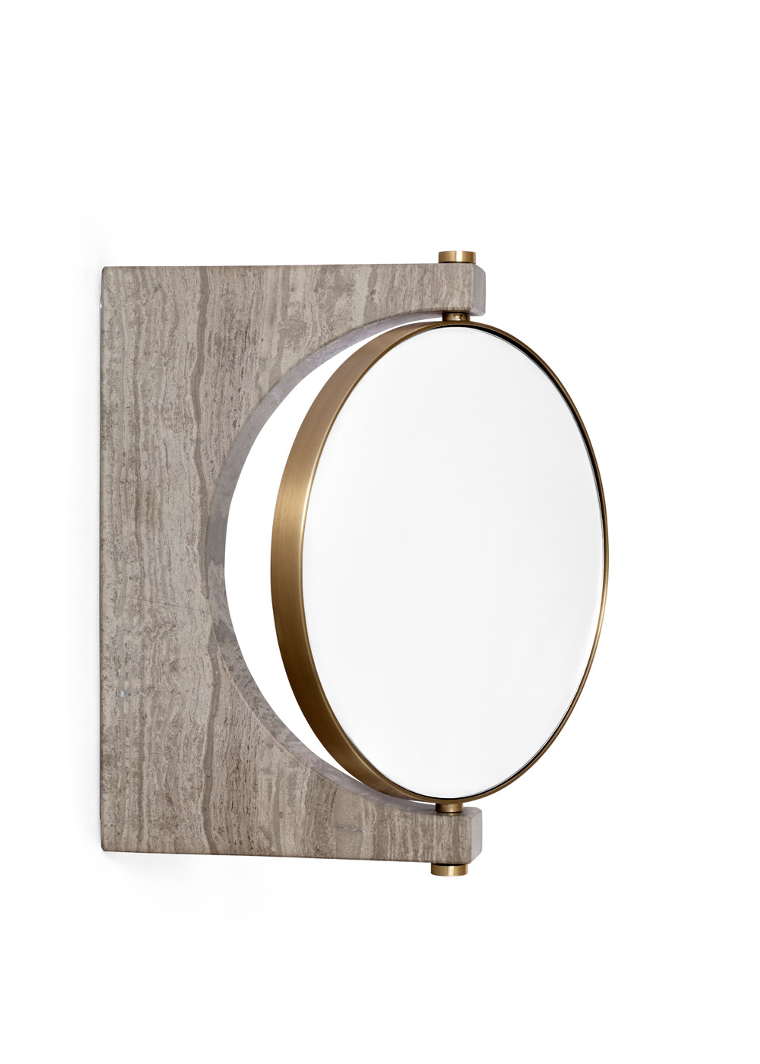 MENU - Mirror - Pepe Marble Mirror - Brown / Wall