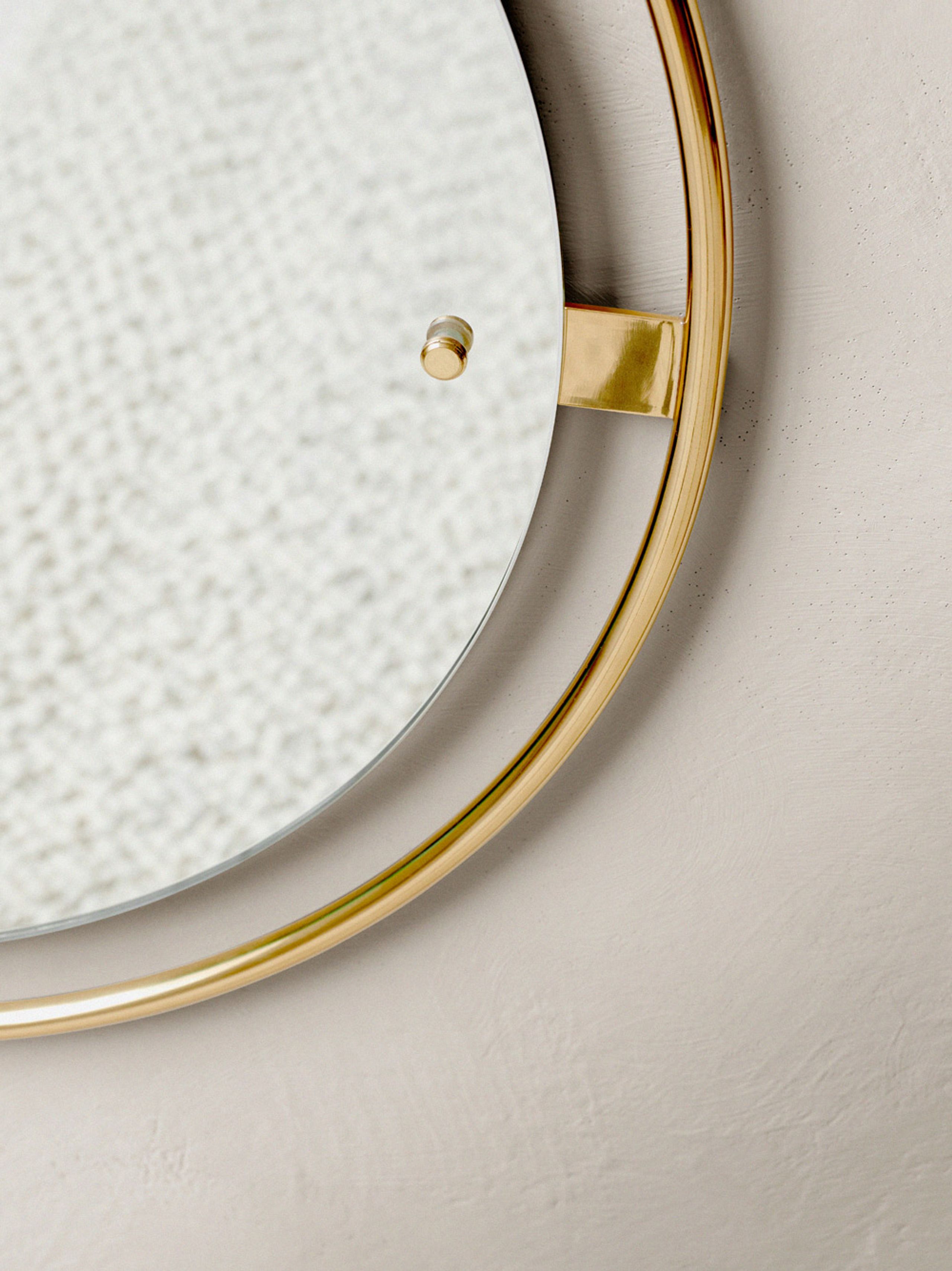 MENU - Lustro - Nimbus Mirror - Large - Bronzed Brass