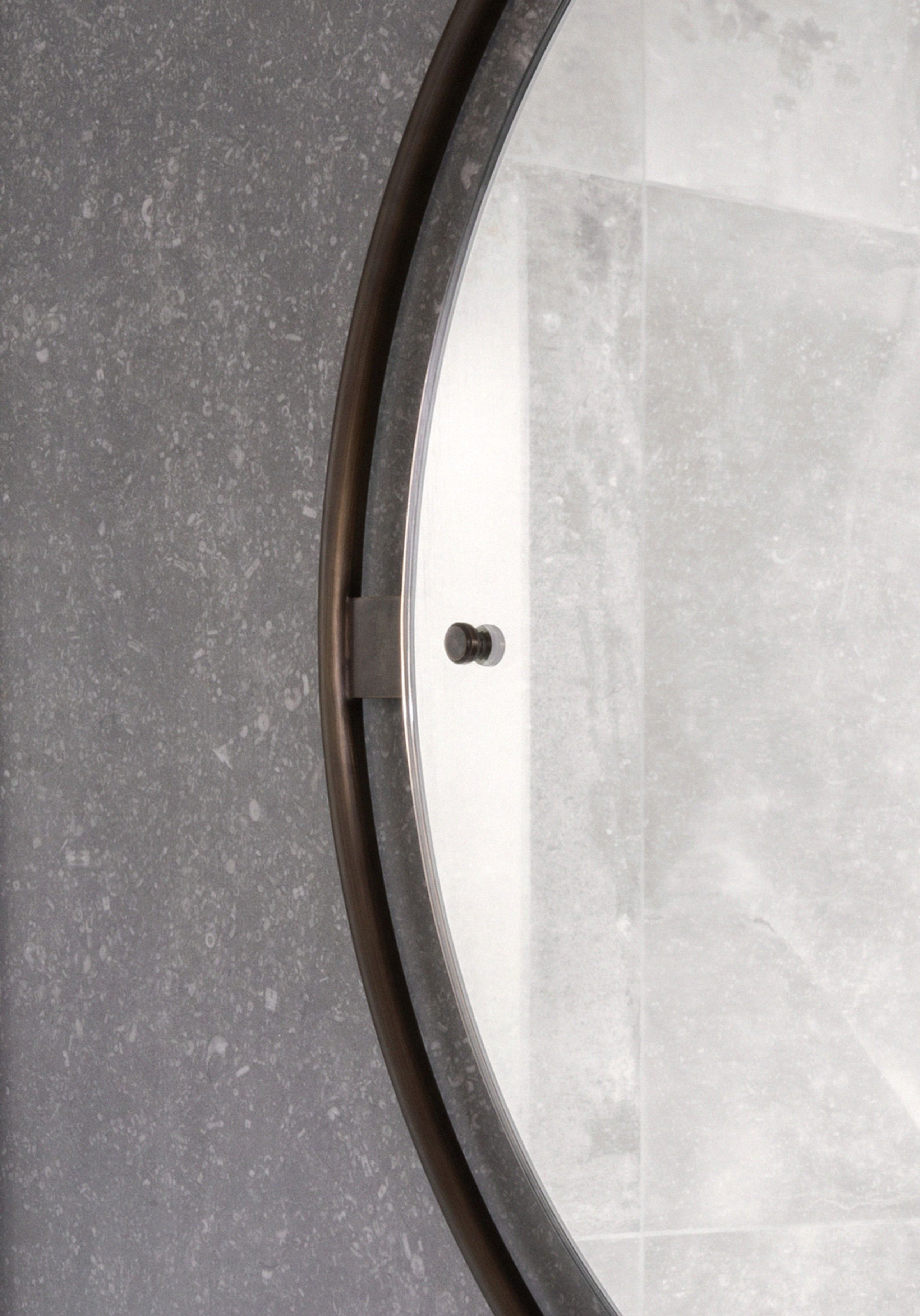 MENU - Lustro - Nimbus Mirror - Large - Bronzed Brass