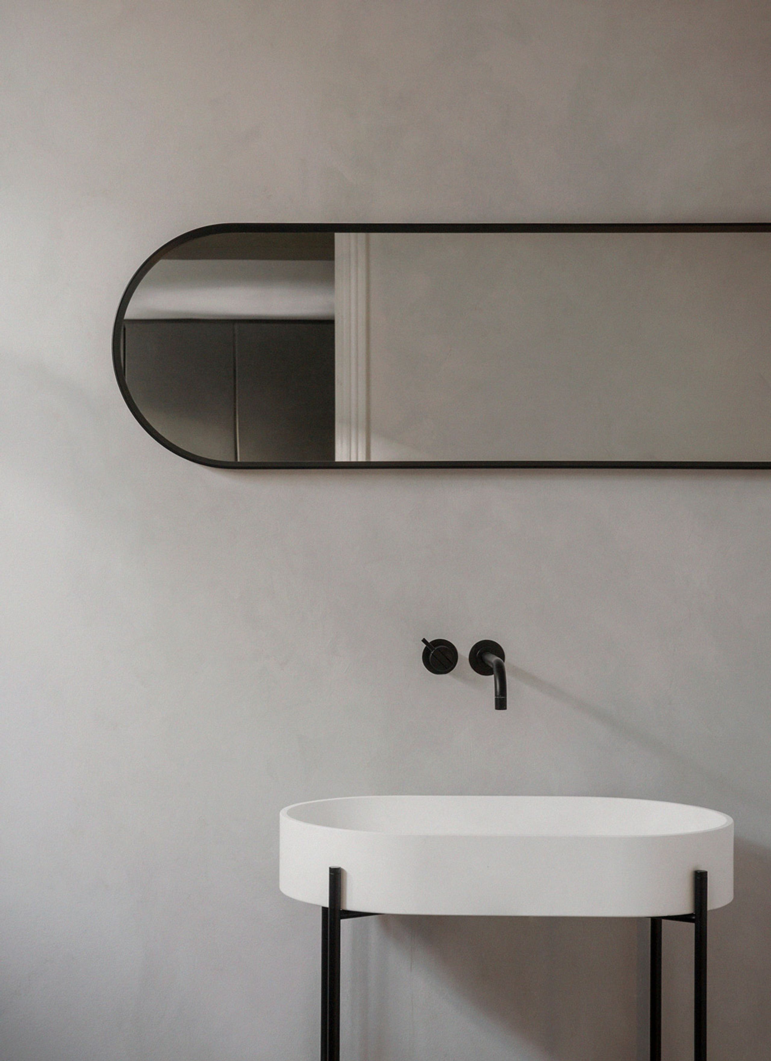 MENU - Lustro - Norm Wall Mirror - Oval - Black
