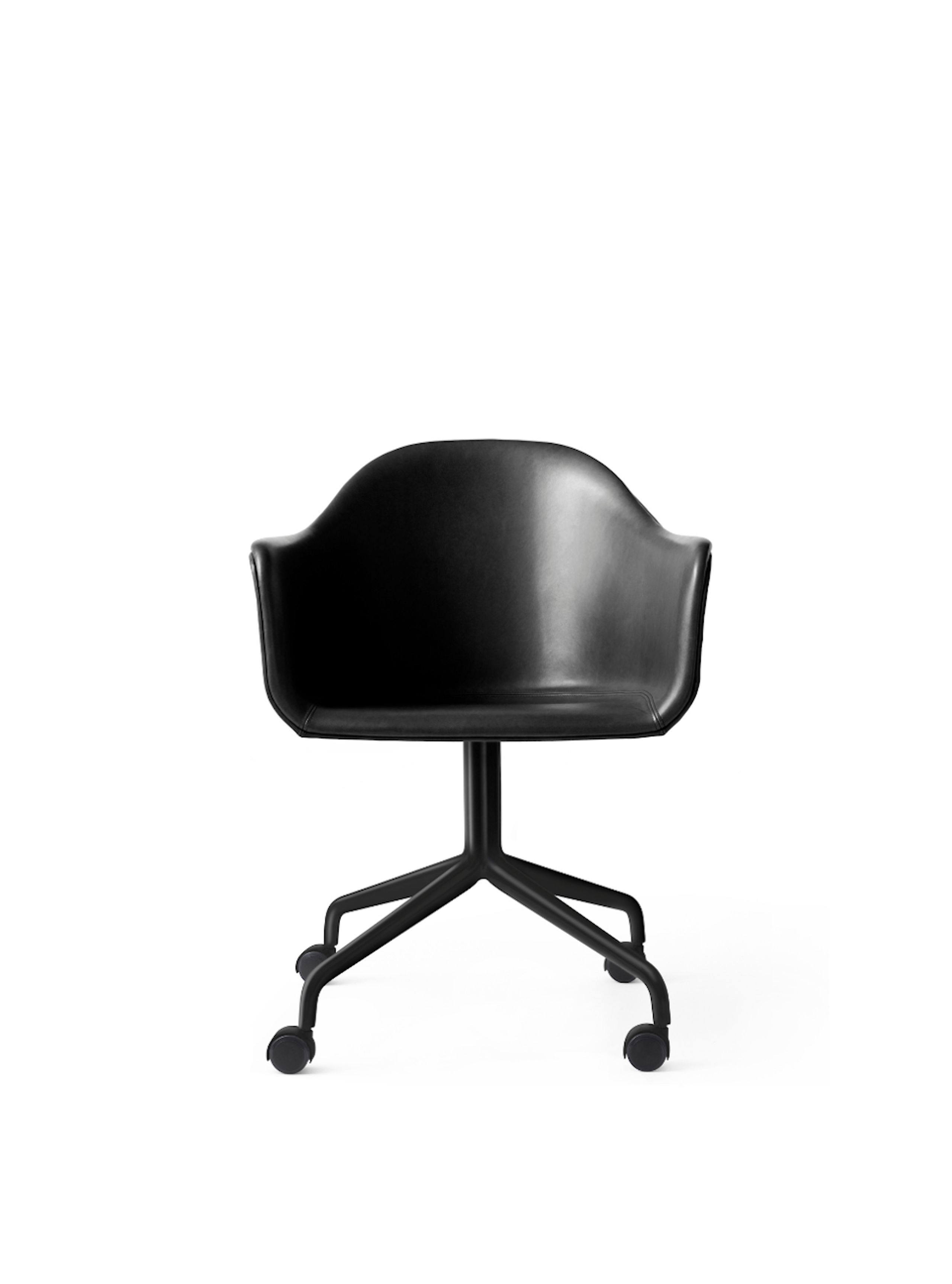 Audo Copenhagen - Jídelní židle - Harbour Dining Chair / Black Star Base w. Swivel - Upholstery: Dakar 0842