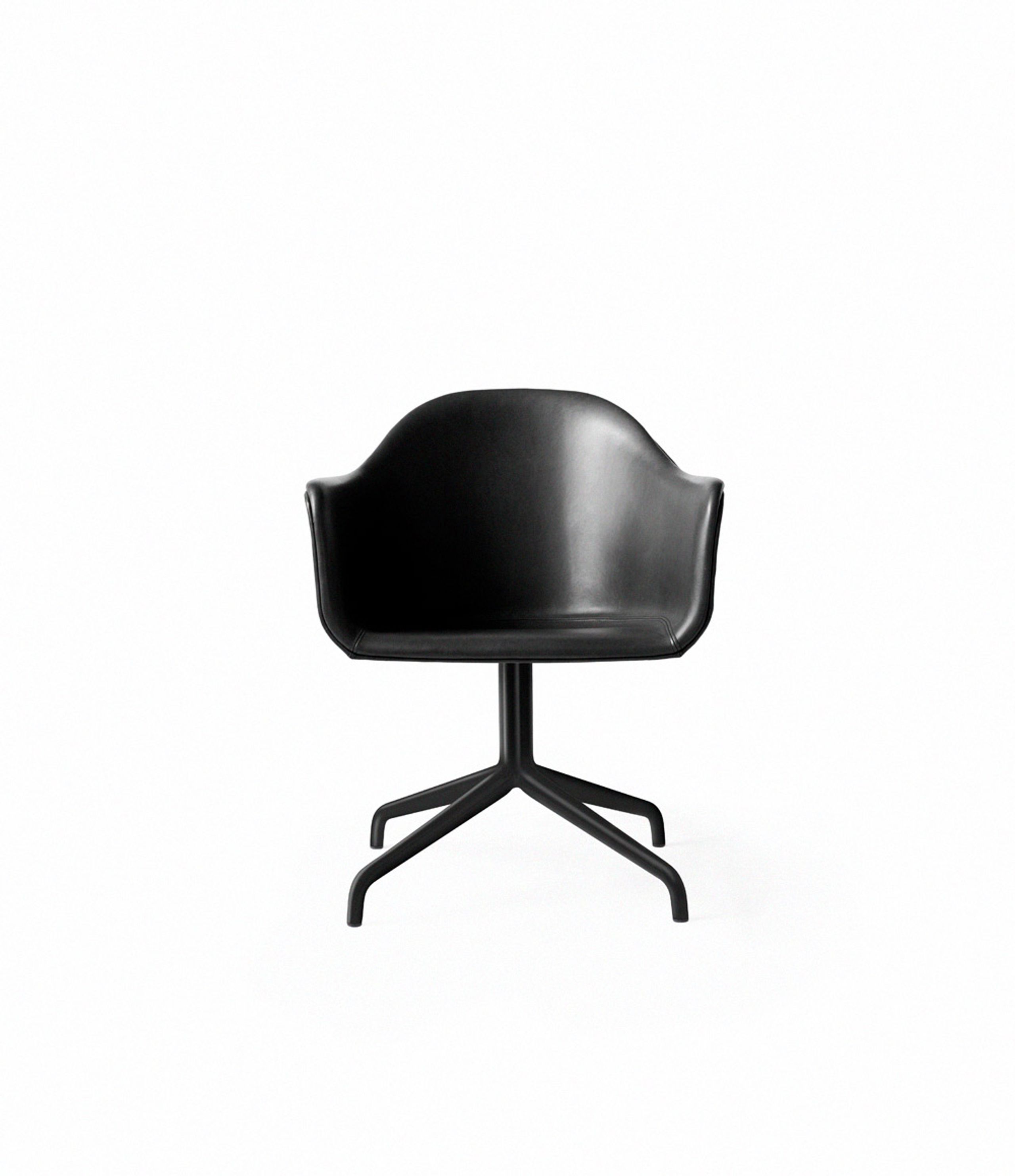Audo Copenhagen - Jídelní židle - Harbour Dining Chair / Black Star Base w. Swivel - Upholstery: Dakar 0842