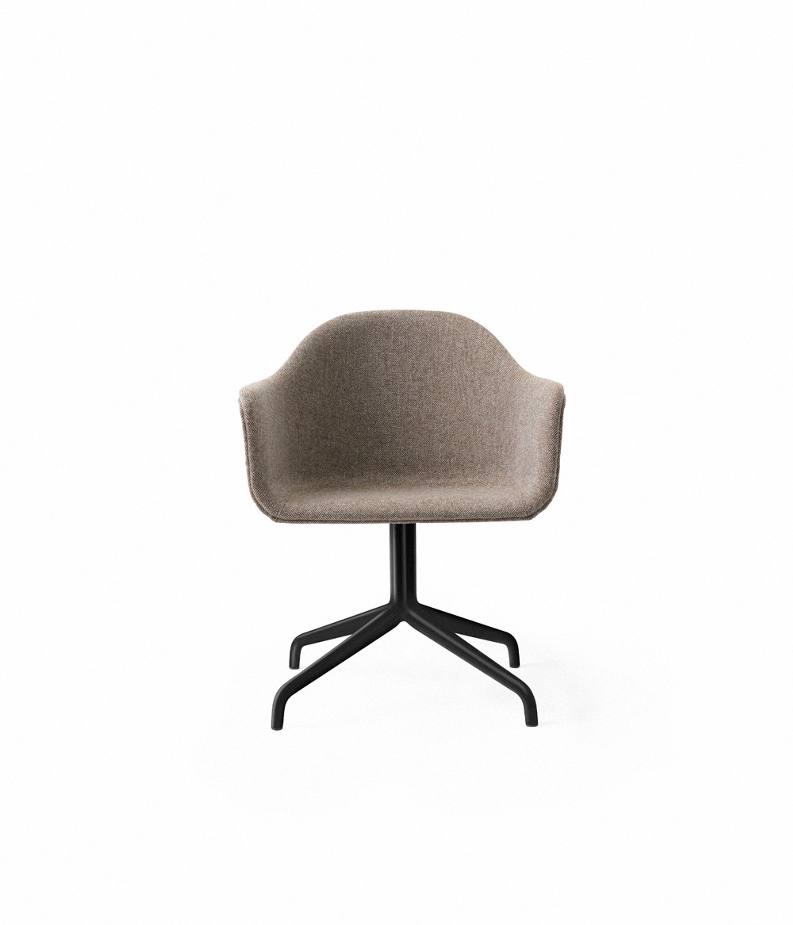 MENU - Krzesło do jadalni - Harbour Dining Chair / Black Star Base w. Swivel - Upholstery: Hallingdal 65, 0270