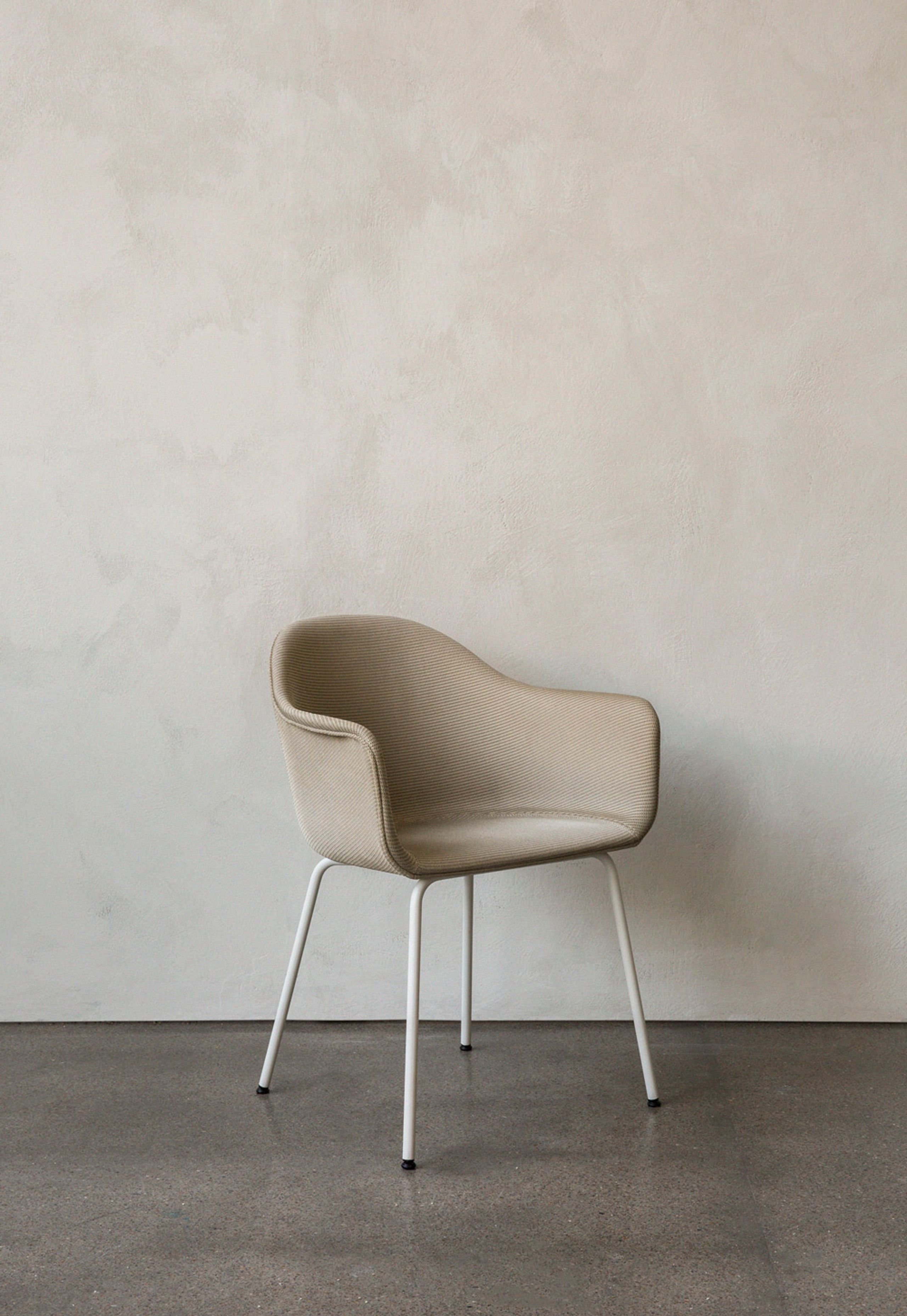 MENU - Stuhl - Harbour Dining Chair / Black Steel Base - Khaki