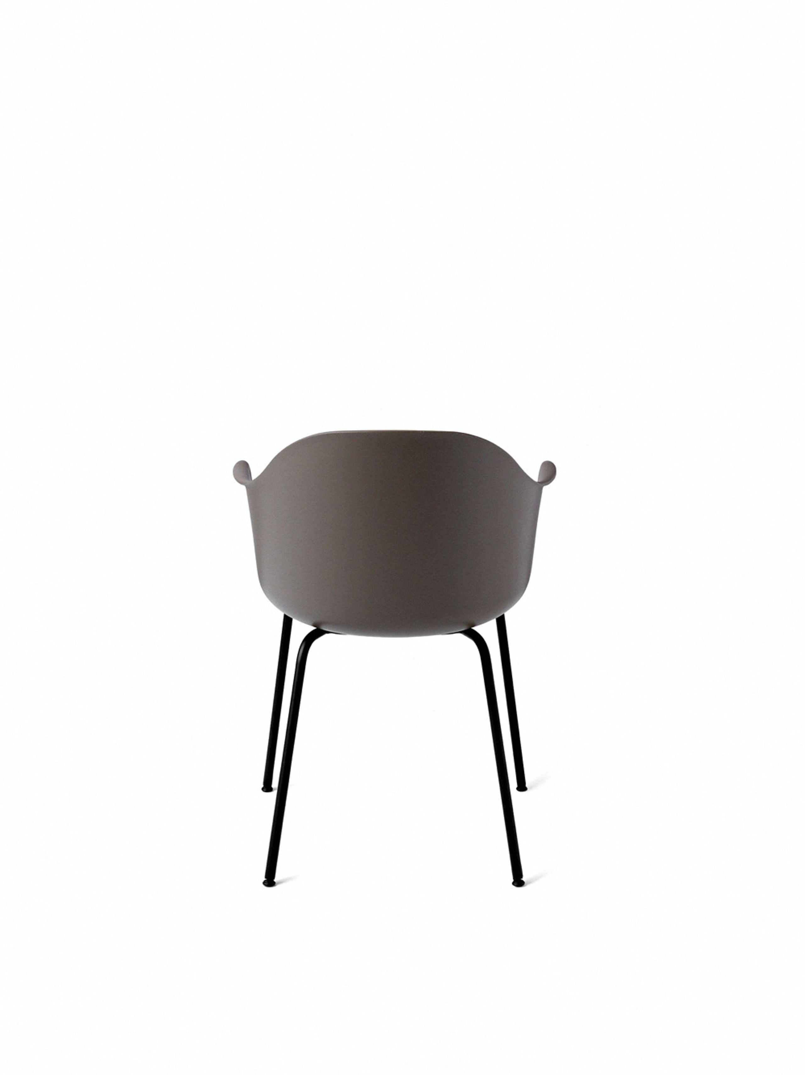 MENU - Chair - Harbour Dining Chair / Black Steel Base - Olive