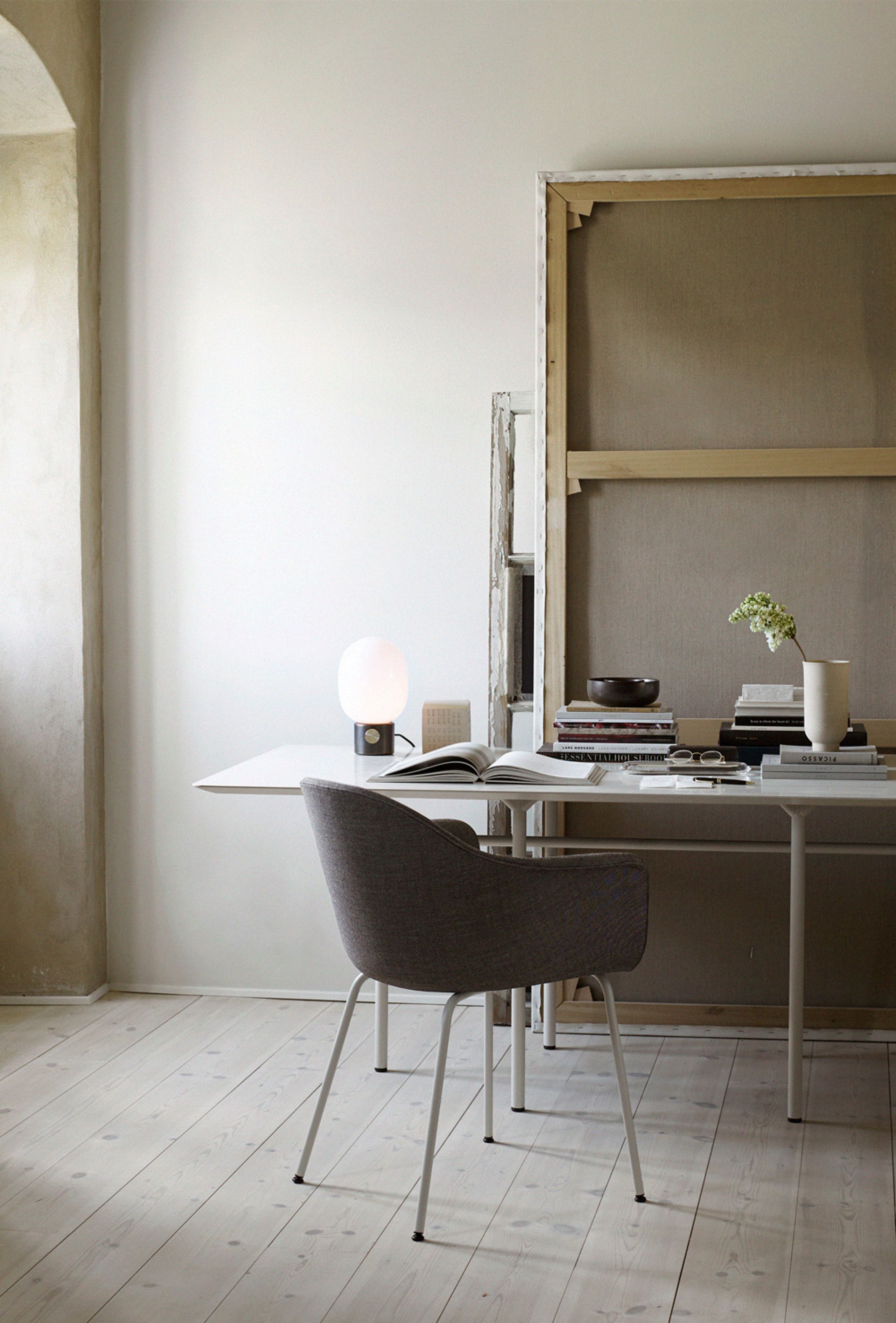 MENU - Chair - Harbour Dining Chair / Black Steel Base - Upholstery: Dakar 0842