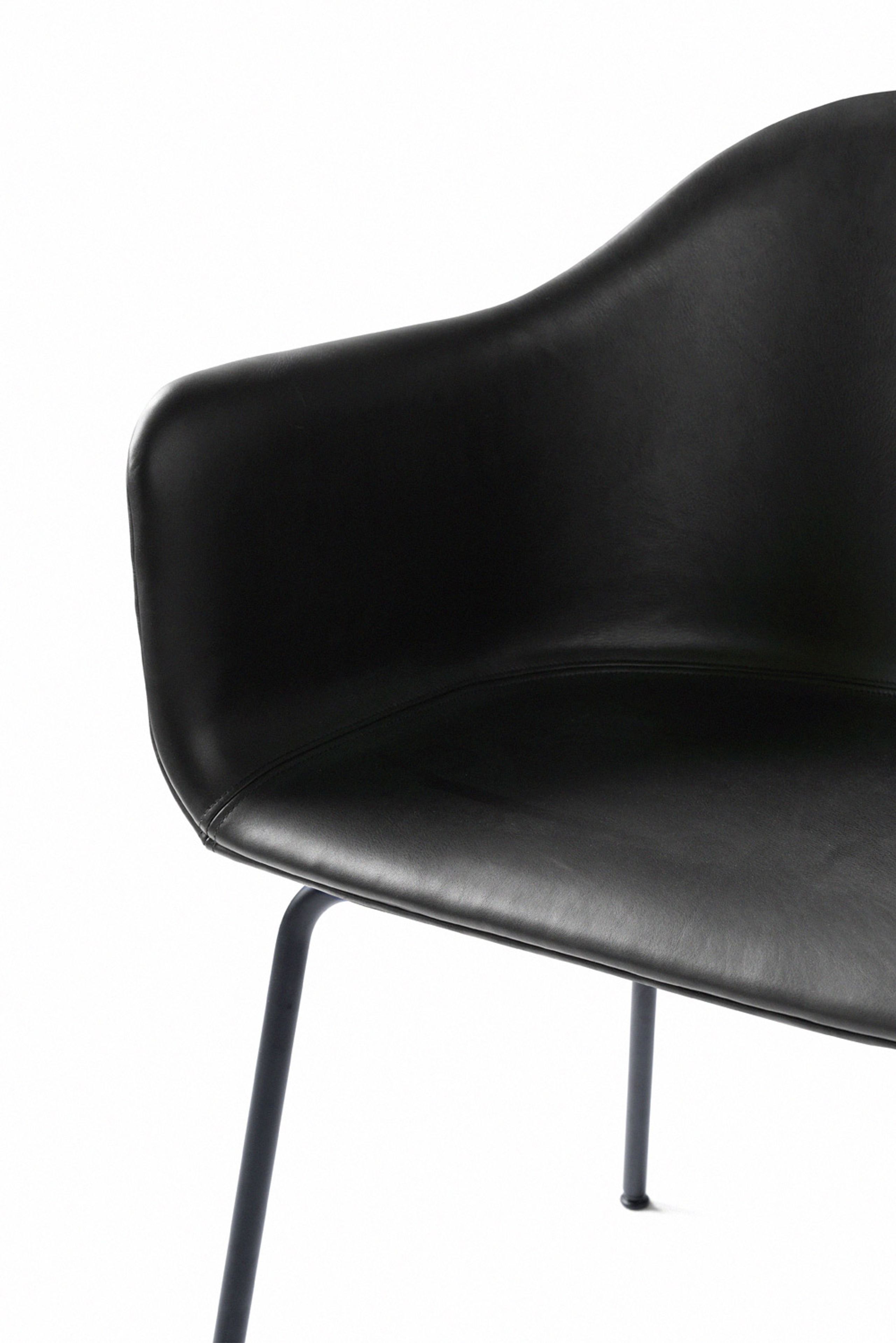 MENU - Chair - Harbour Dining Chair / Black Steel Base - Upholstery: Dakar 0842