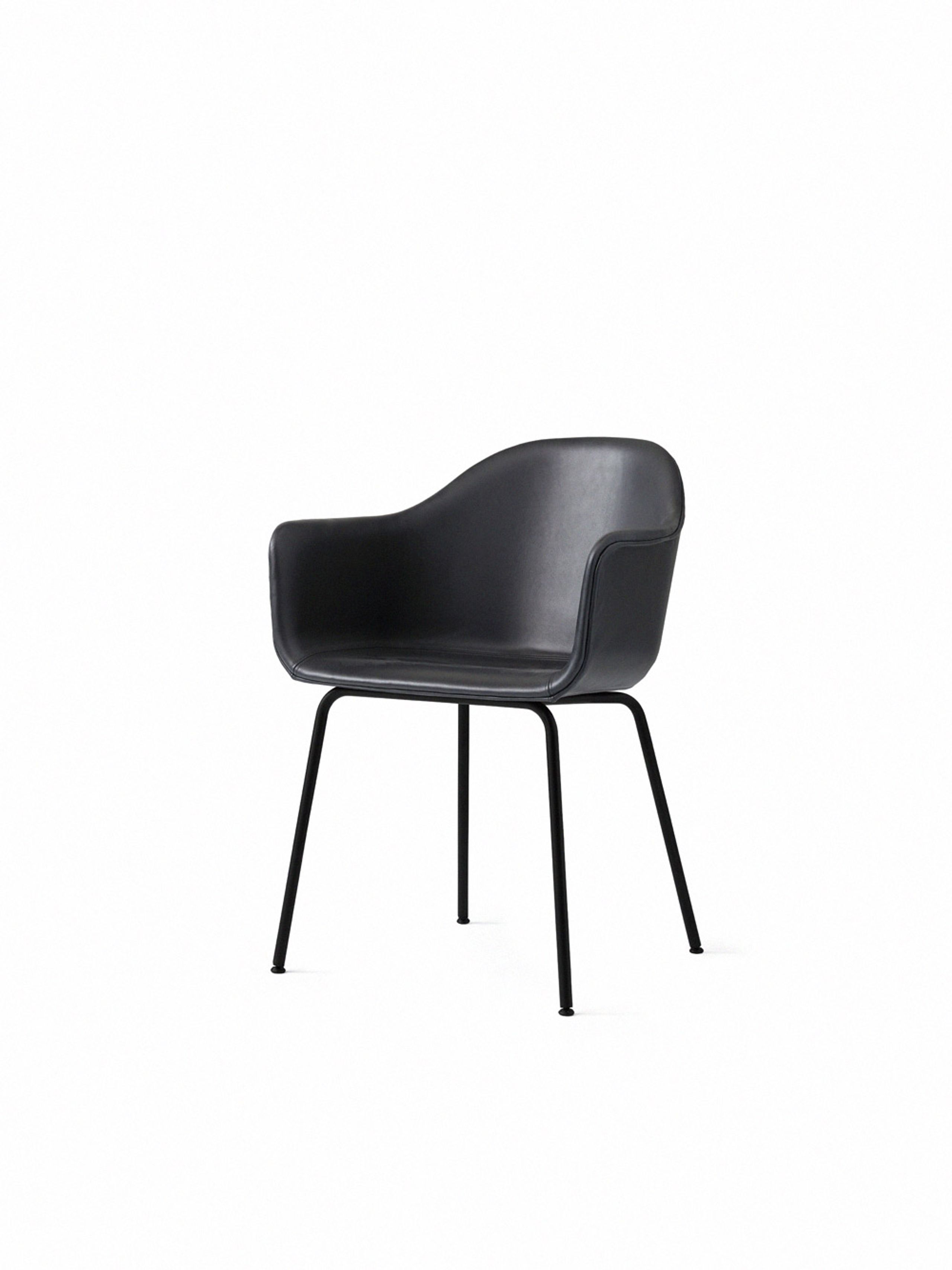 MENU - Chair - Harbour Dining Chair / Black Steel Base - Upholstery: Dakar 0842
